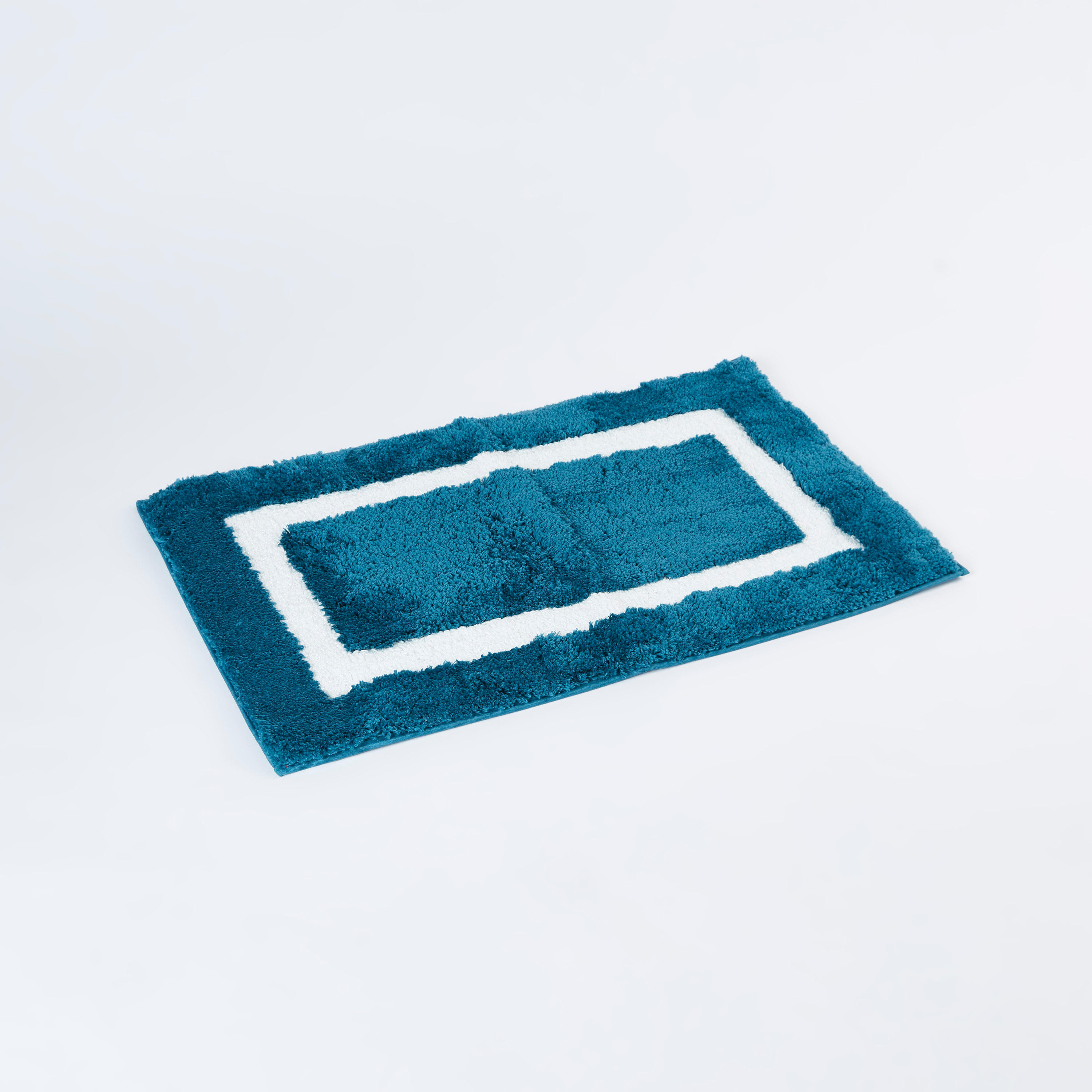 Leno Tufted Rectangular Bathmat - 80x50 cms-household-bathandlaundry-bathlinen-bathmatsandtubmats-image-1