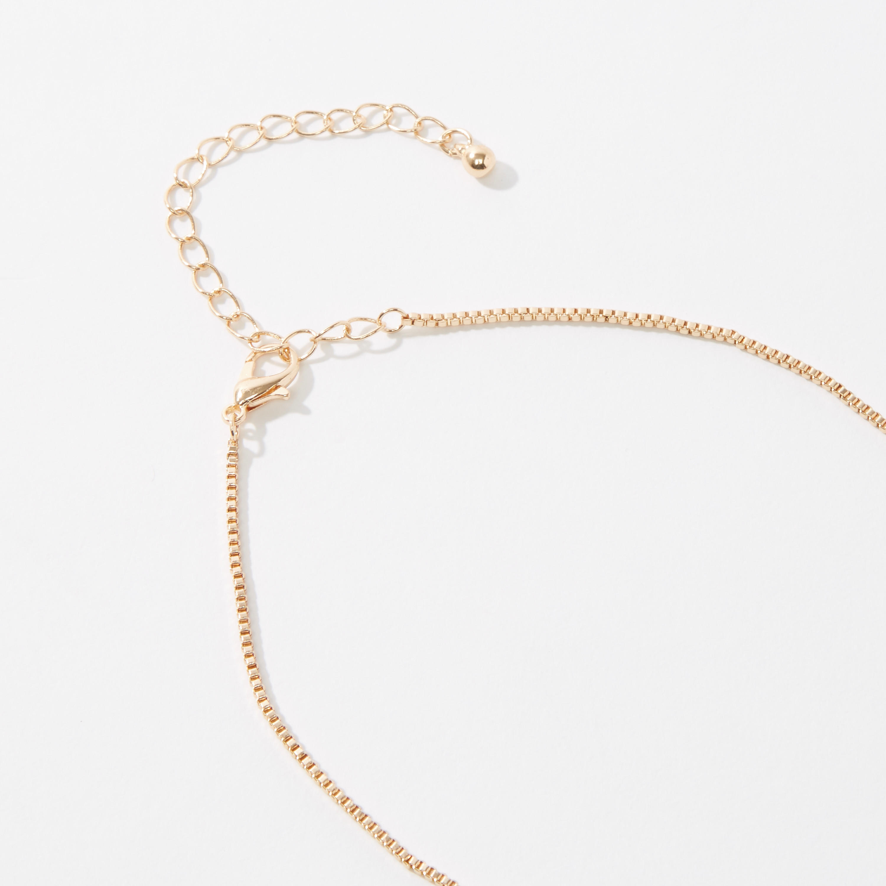 عقد بدلّاية P ميتاليك ومشبك إغلاق-women-watchesandjewellery-jewellery-necklacesandpendants-image-3