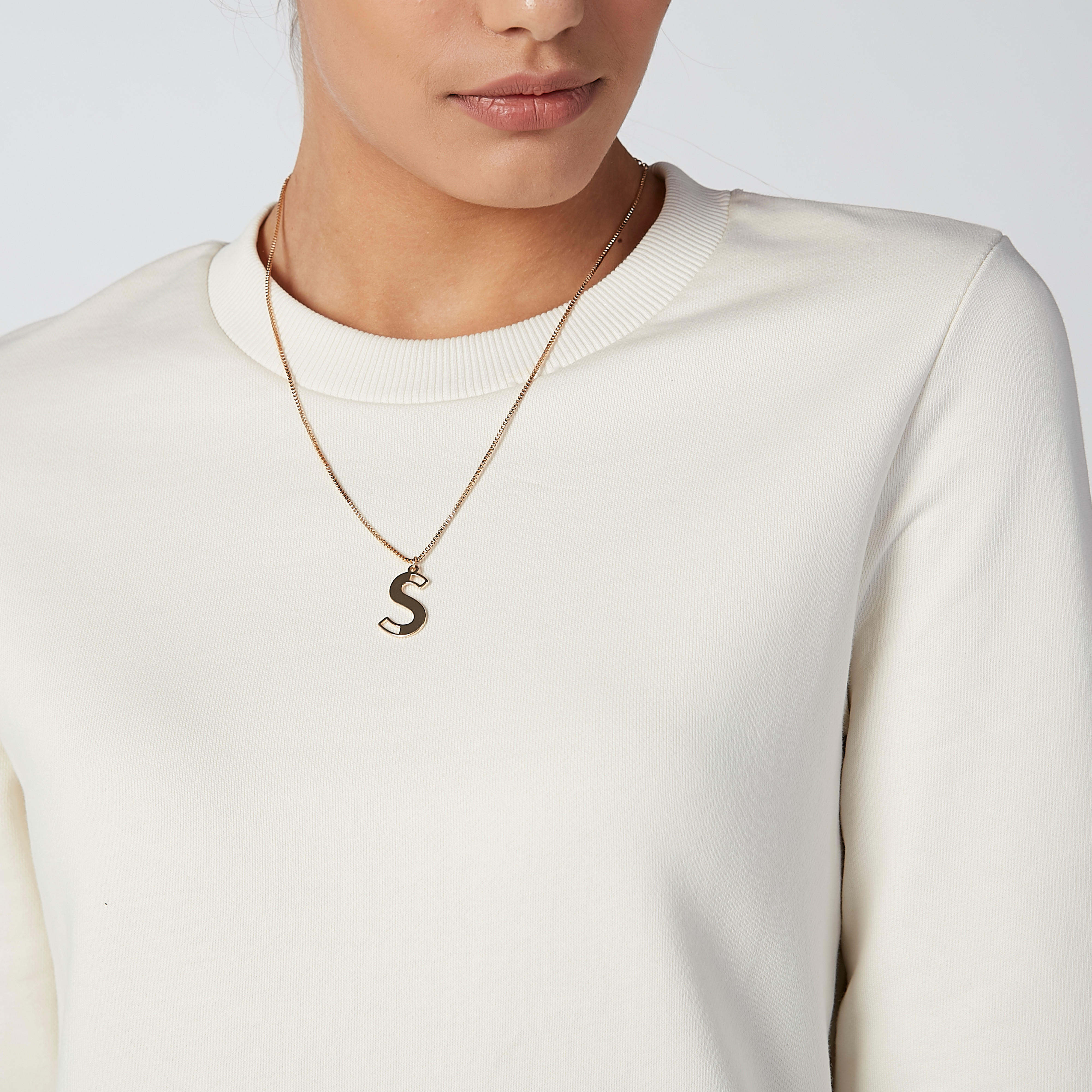 عقد بدلّاية S ميتاليك ومشبك إغلاق-women-watchesandjewellery-jewellery-necklacesandpendants-image-2