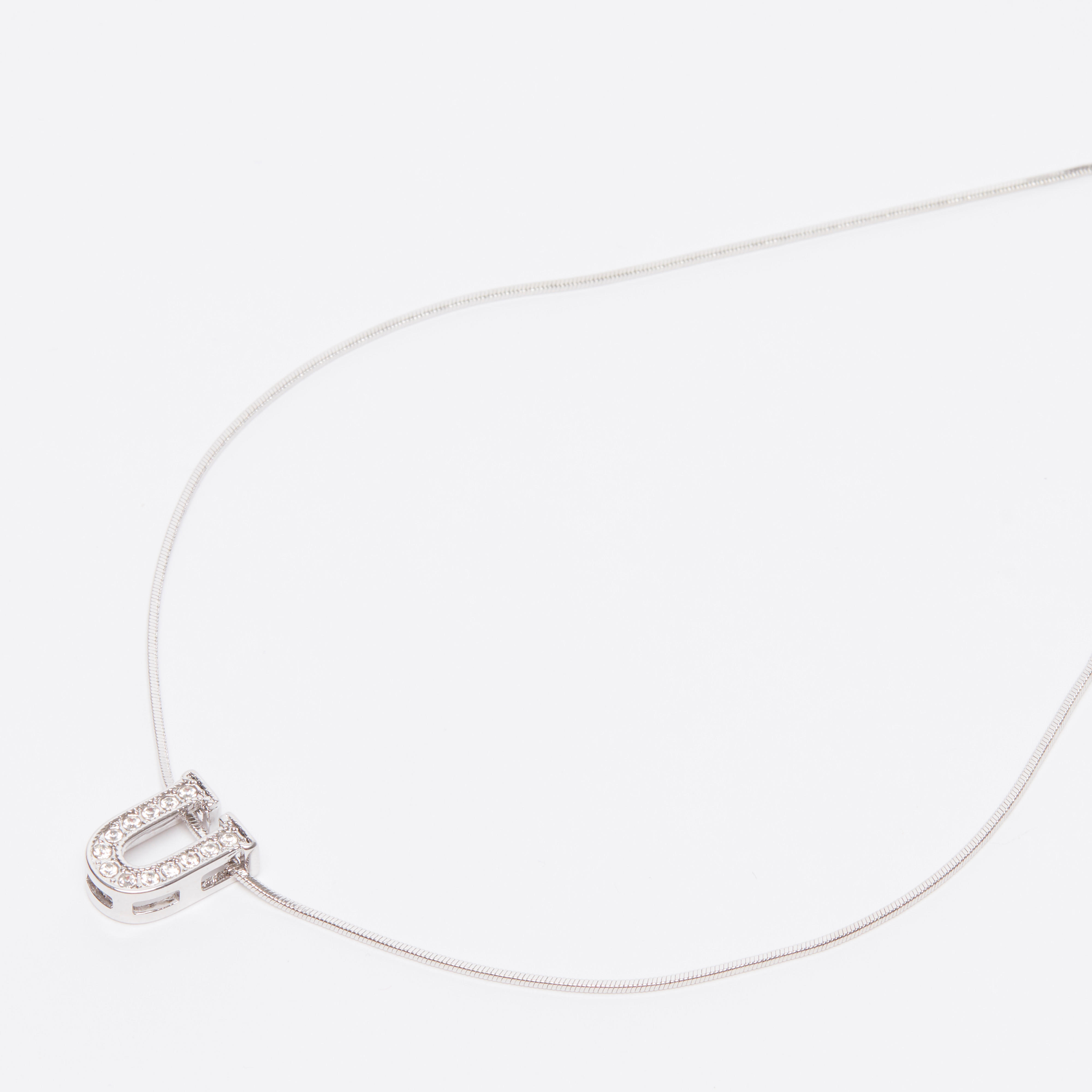 عقد بدلّاية U مرصّعة ومشبك إغلاق-women-watchesandjewellery-jewellery-necklacesandpendants-image-1
