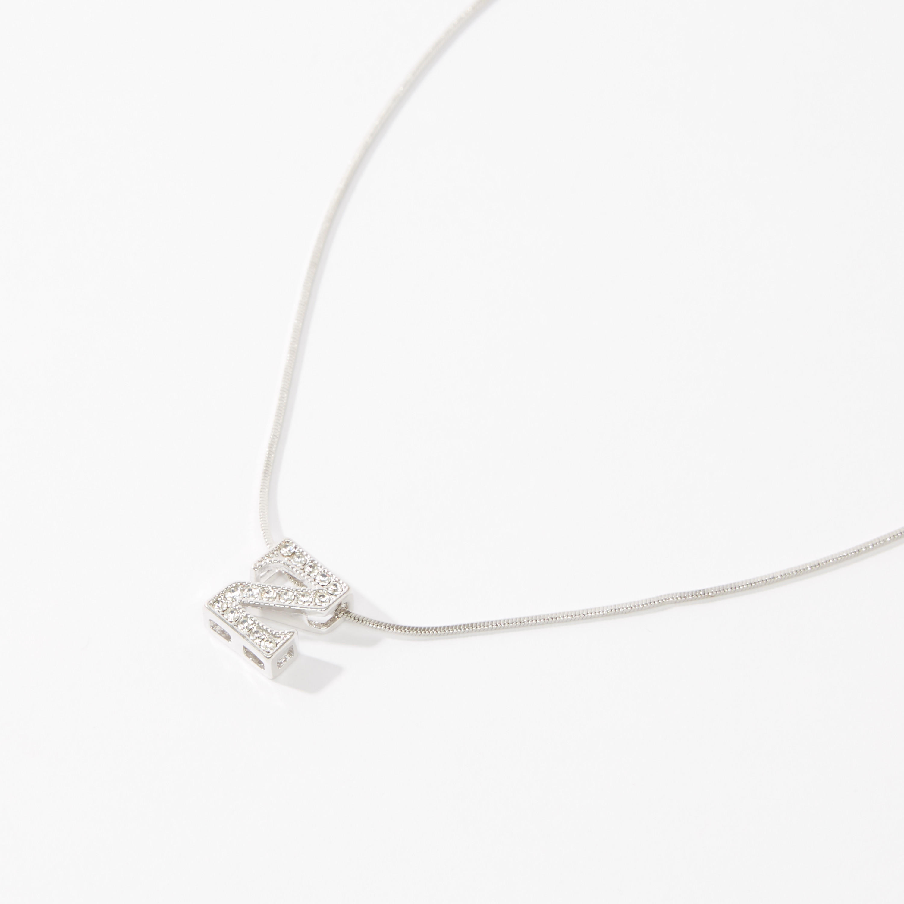 قلادة بدلّاية حرف Z مزيّنة ومشبك إغلاق-women-watchesandjewellery-jewellery-necklacesandpendants-image-1