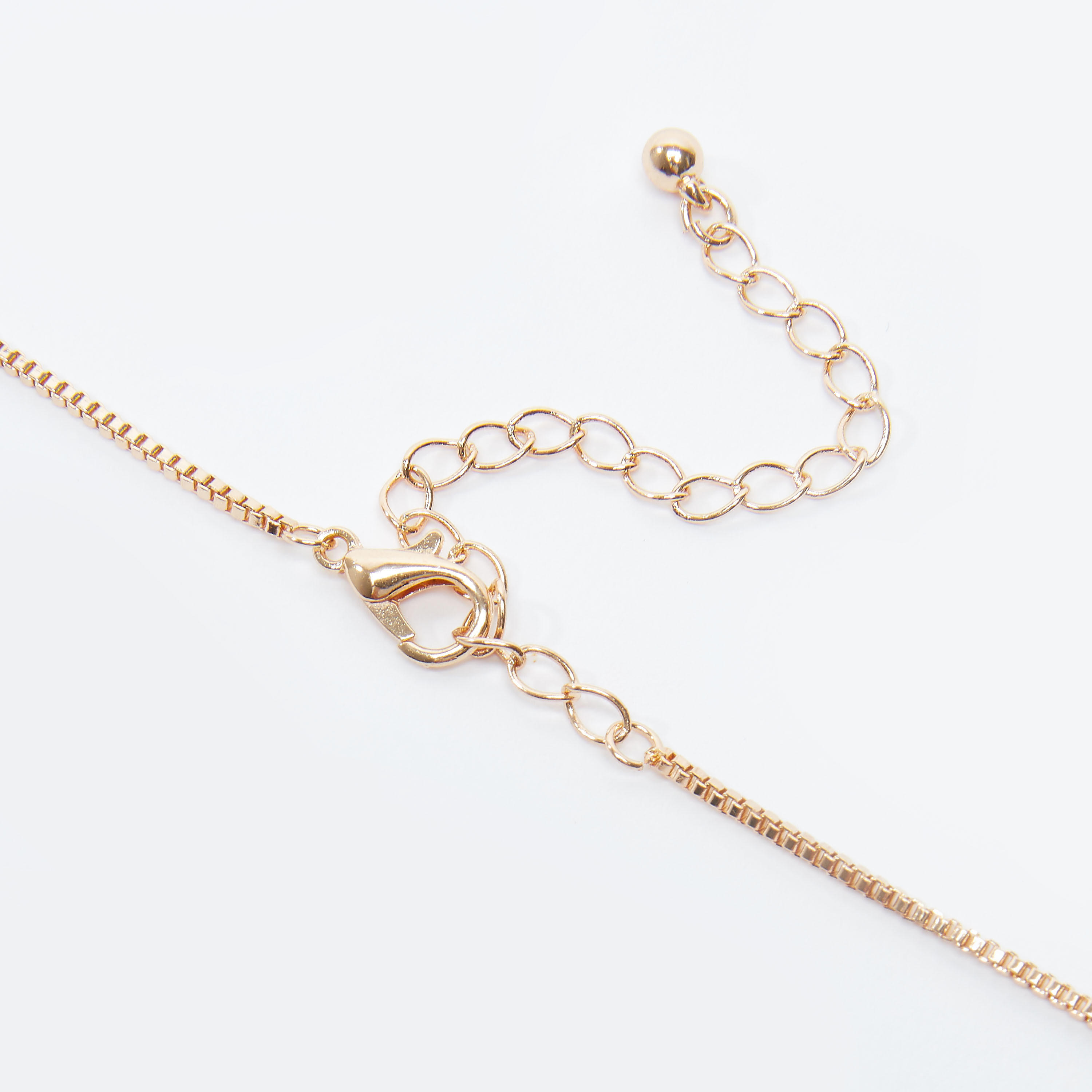 عقد ميتاليك بدلّاية ومشبك إغلاق-women-watchesandjewellery-jewellery-necklacesandpendants-image-3