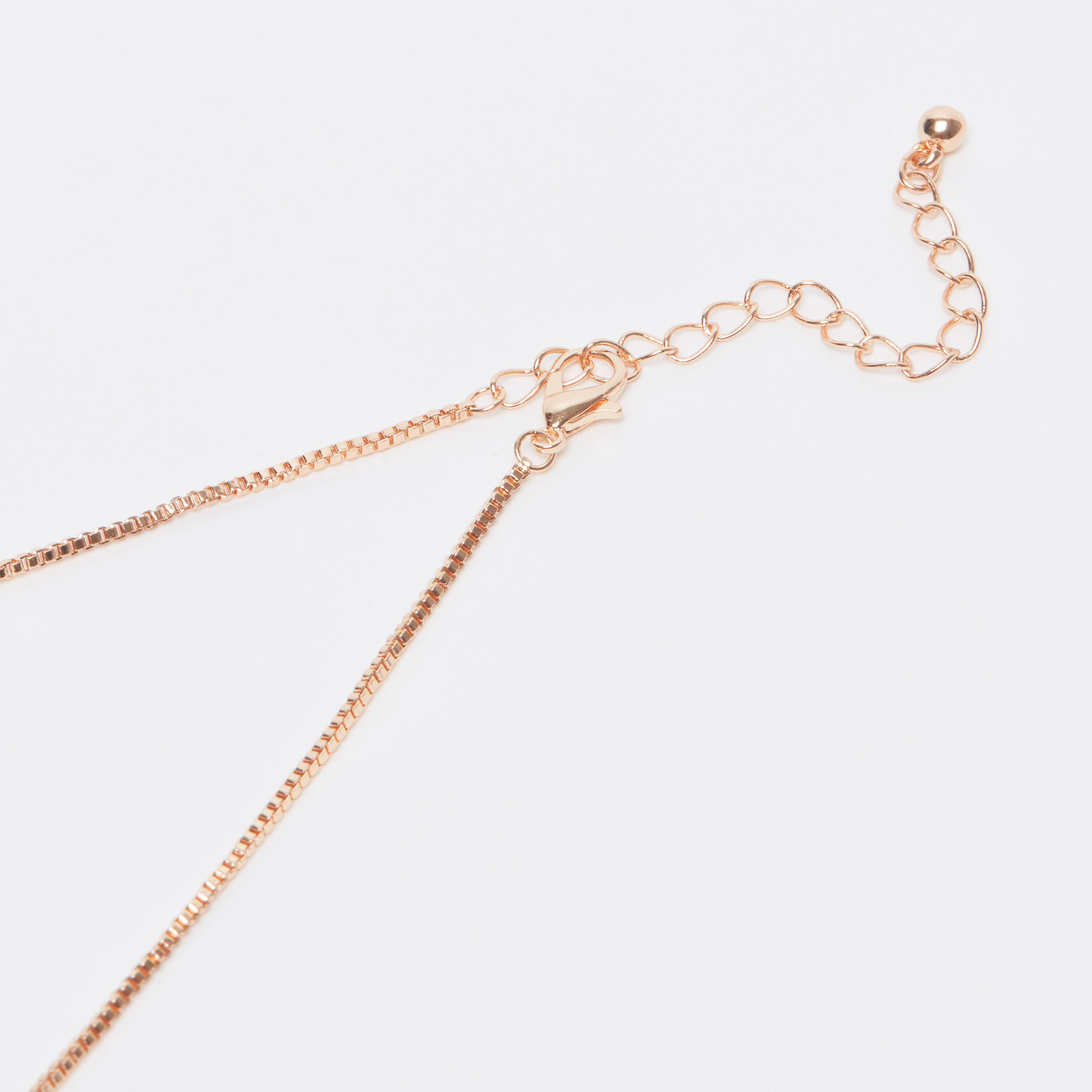 قلادة بدلّاية حرف L ميتاليك ومشبك إغلاق-women-watchesandjewellery-jewellery-necklacesandpendants-image-3