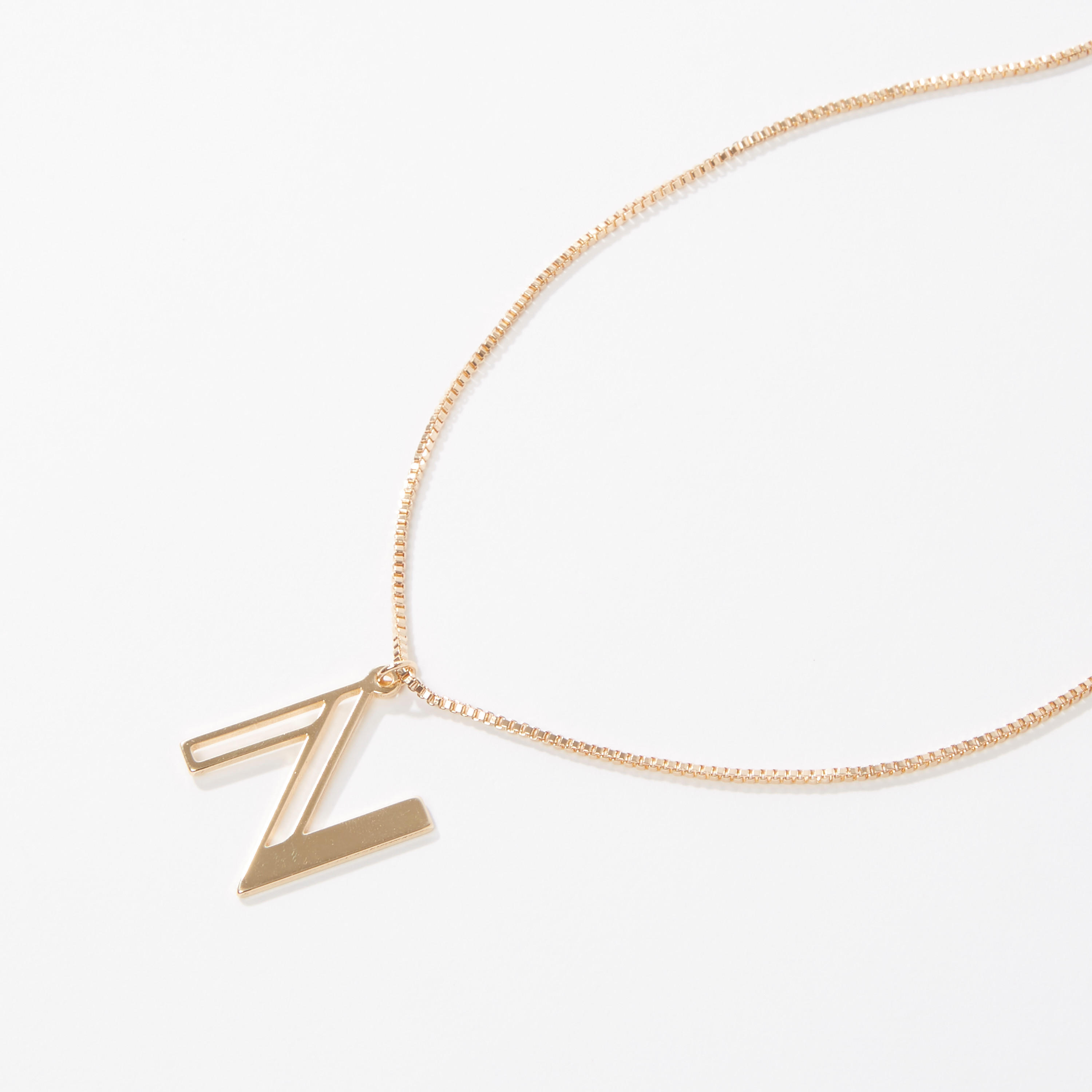 قلادة بدلّاية N ميتاليك ومشبك إغلاق-women-watchesandjewellery-jewellery-necklacesandpendants-image-1