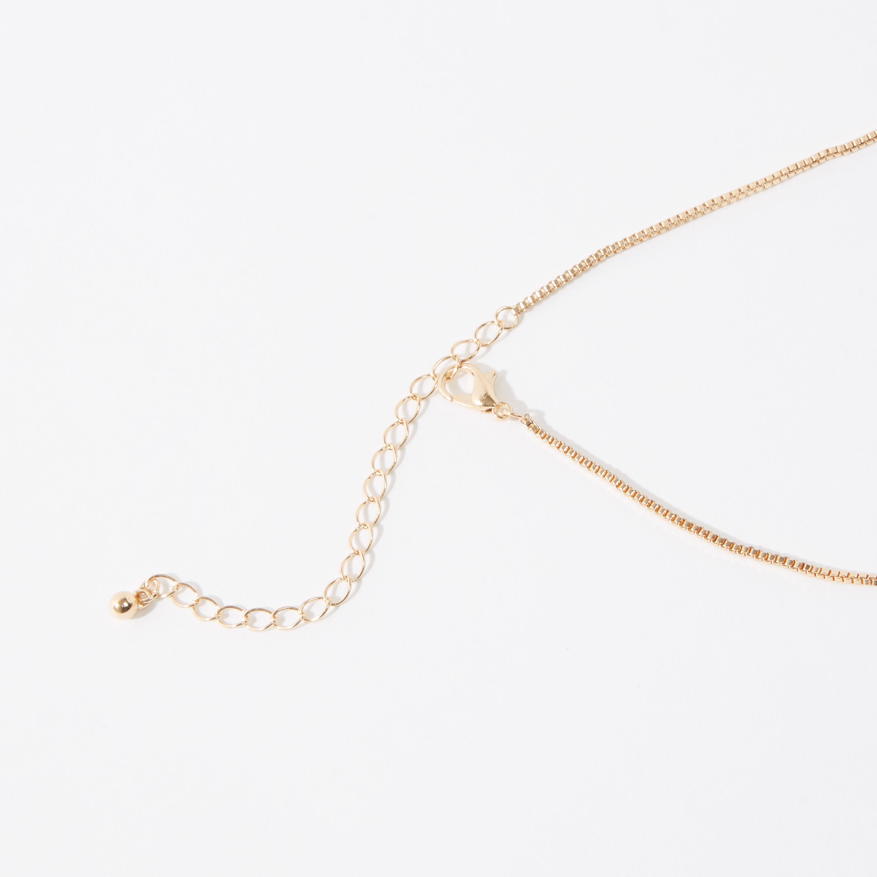 قلادة بدلّاية N ميتاليك ومشبك إغلاق-women-watchesandjewellery-jewellery-necklacesandpendants-image-3