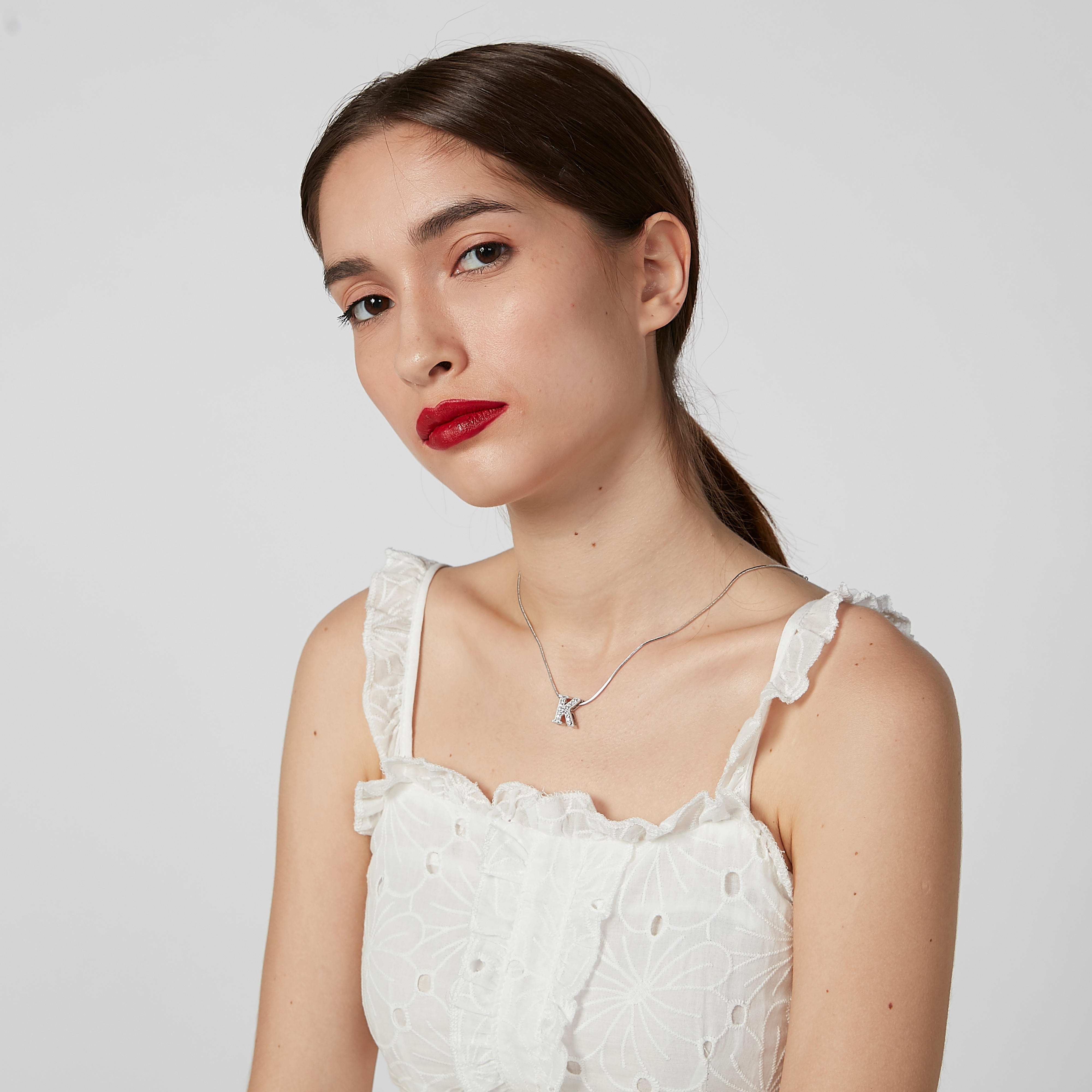 قلادة بدلّاية K مرصّعة ومشبك إغلاق-women-watchesandjewellery-jewellery-necklacesandpendants-image-2
