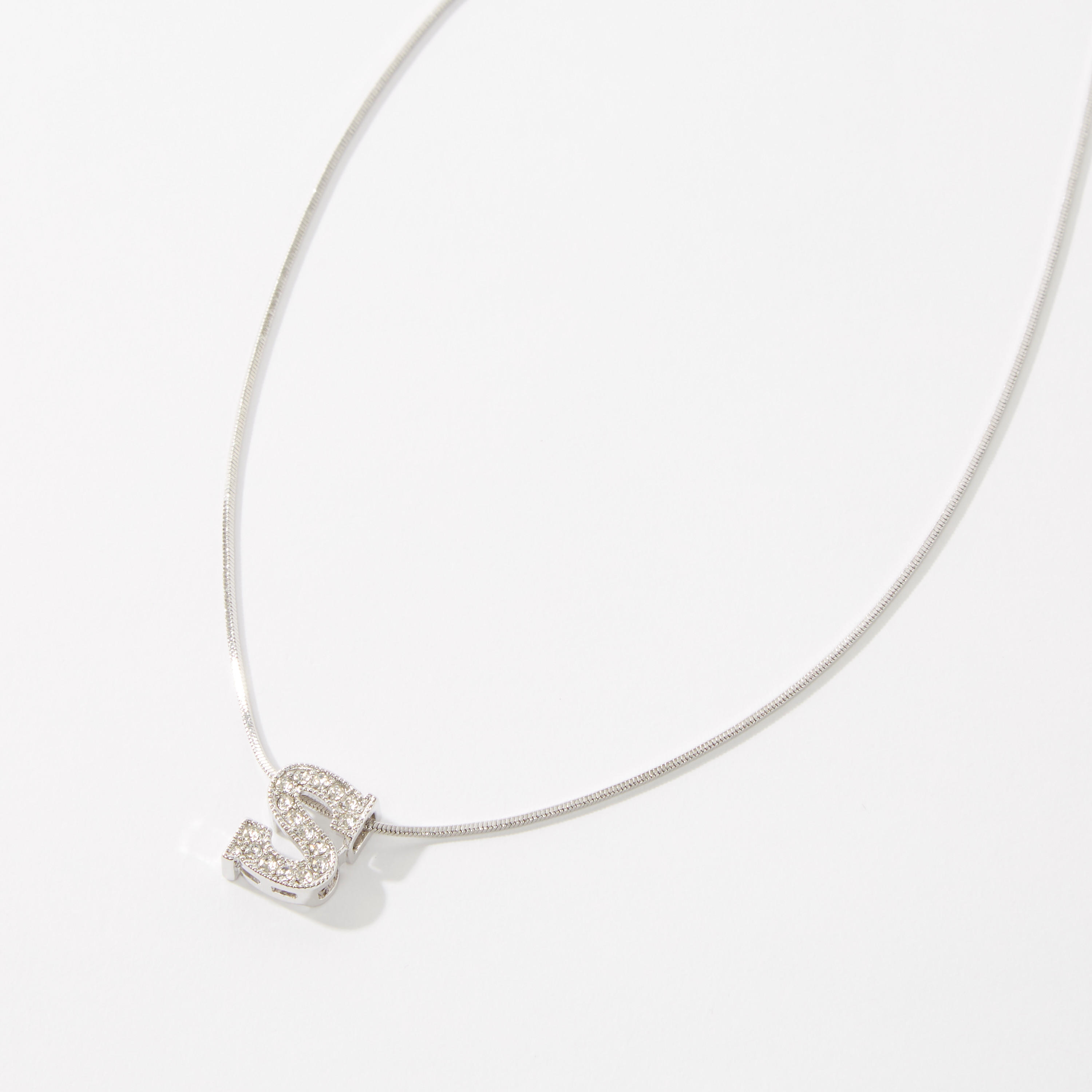 عقد بدلّاية S مرصّعة ومشبك إغلاق-women-watchesandjewellery-jewellery-necklacesandpendants-image-1