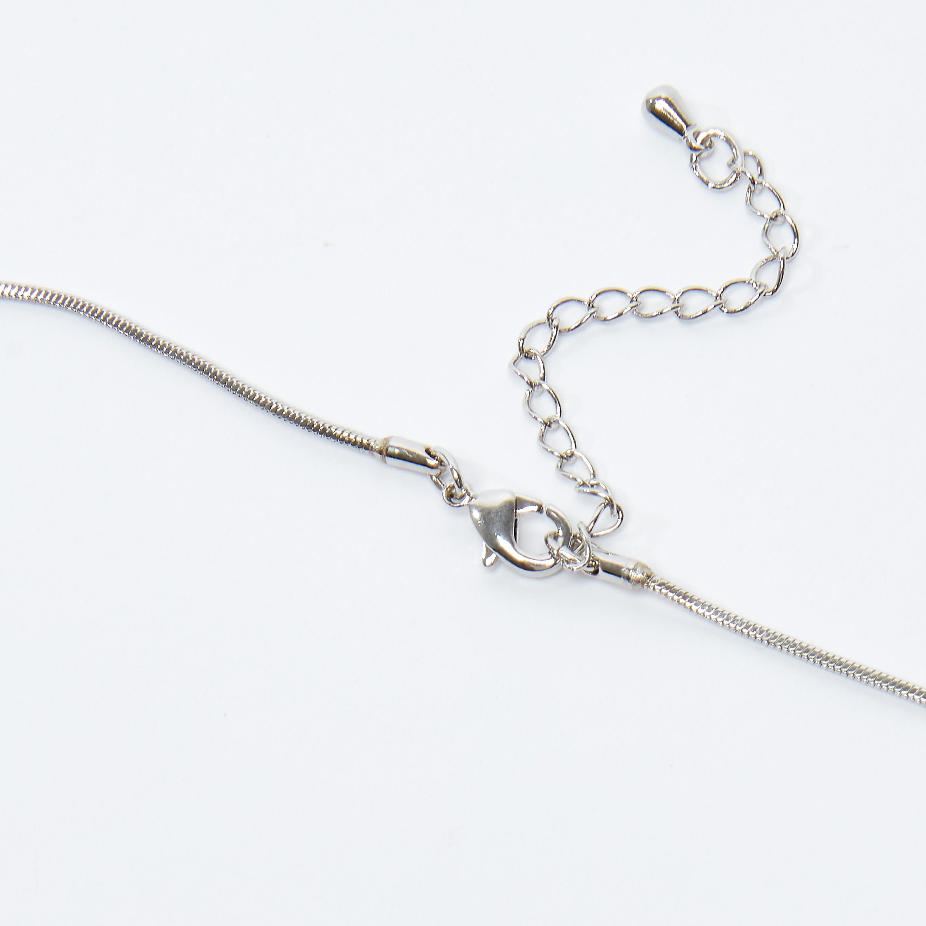 Studded Alphabet B Pendant Necklace with Lobster Clasp-women-watchesandjewellery-jewellery-necklacesandpendants-image-3