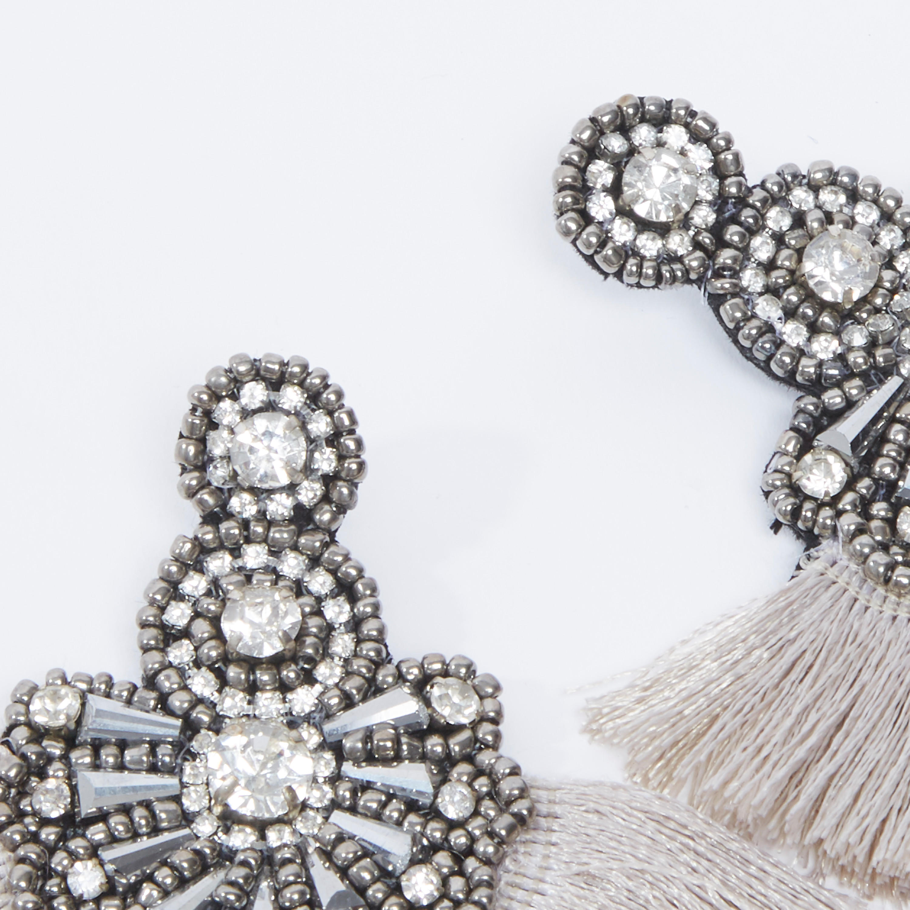 Embellished Dangling Earrings with Pushback Closure-women-watchesandjewellery-jewellery-earrings-image-3