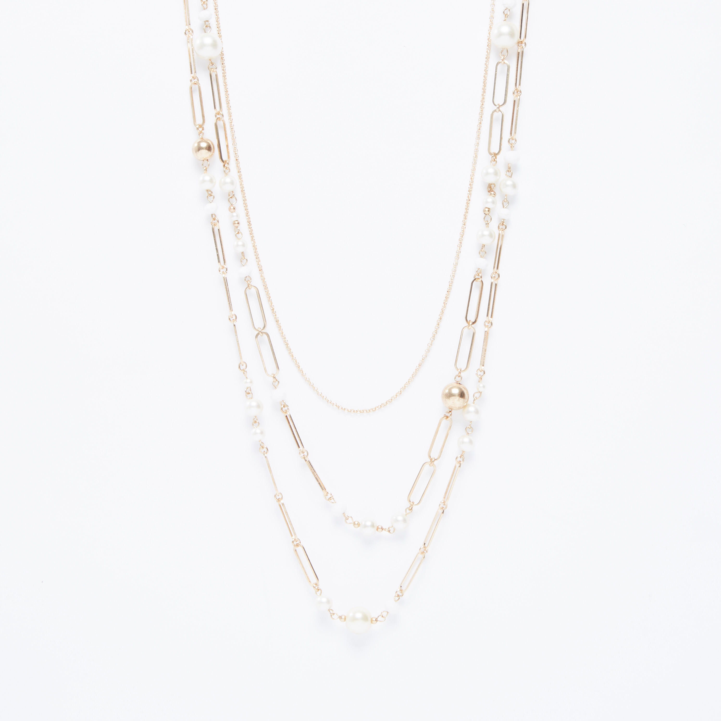 عقد متعدد الطبقات مزيّن بمشبك إغلاق-women-watchesandjewellery-jewellery-necklacesandpendants-image-4