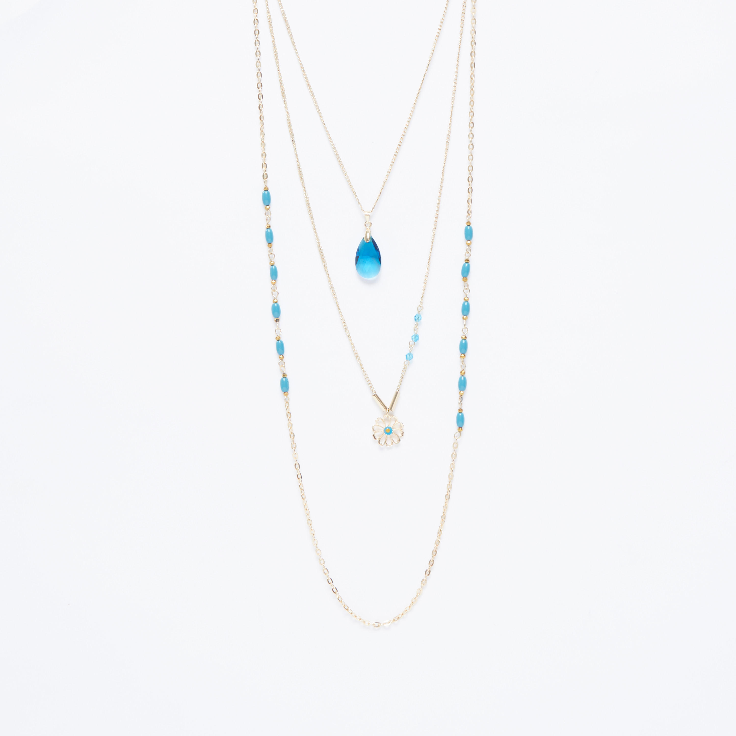 Embellished Layered Necklace with Lobster Clasp-women-watchesandjewellery-jewellery-necklacesandpendants-image-1