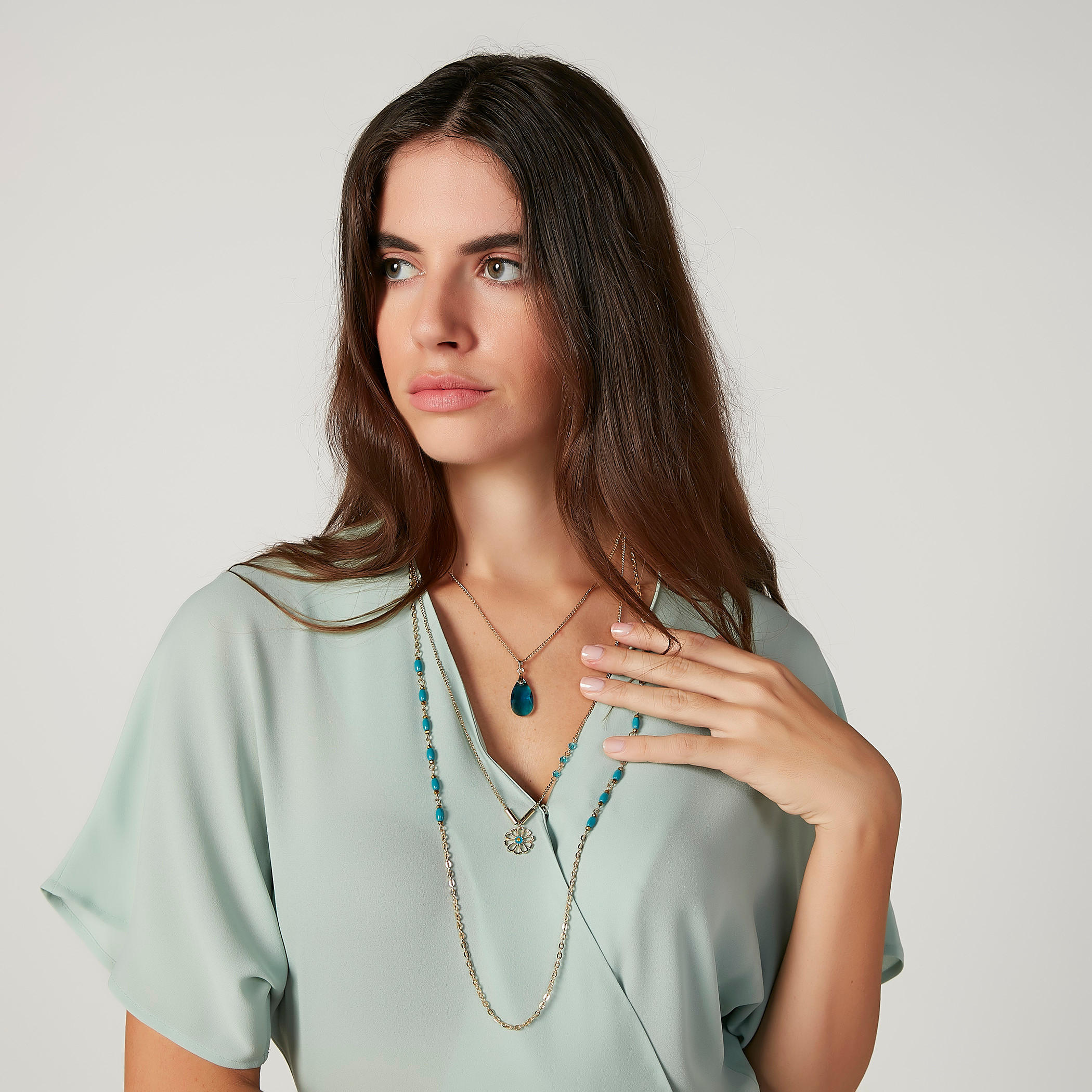 Embellished Layered Necklace with Lobster Clasp-women-watchesandjewellery-jewellery-necklacesandpendants-image-2