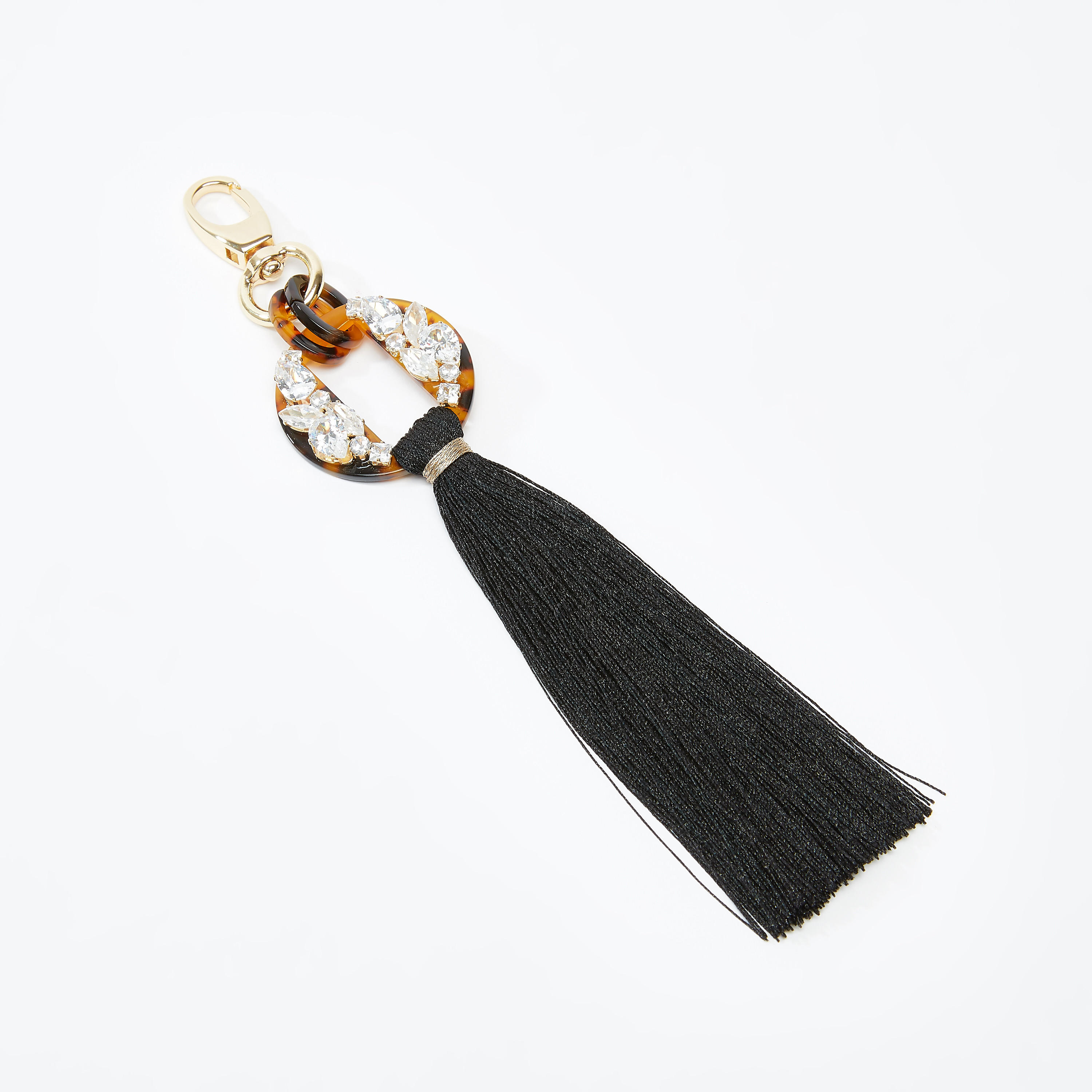 Embellished Dangling Keychain with Lobster Clasp-women-clothingaccessories-novelties-image-1