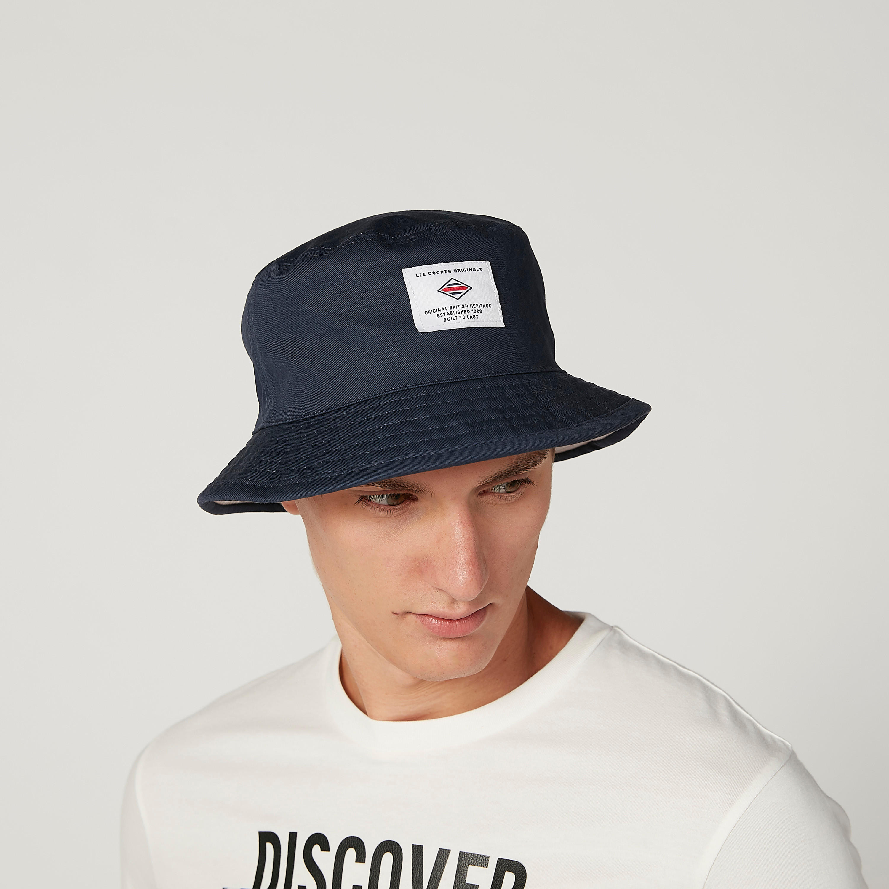 Lee Cooper Applique Detail Cotton Cap-men-caps-image-2