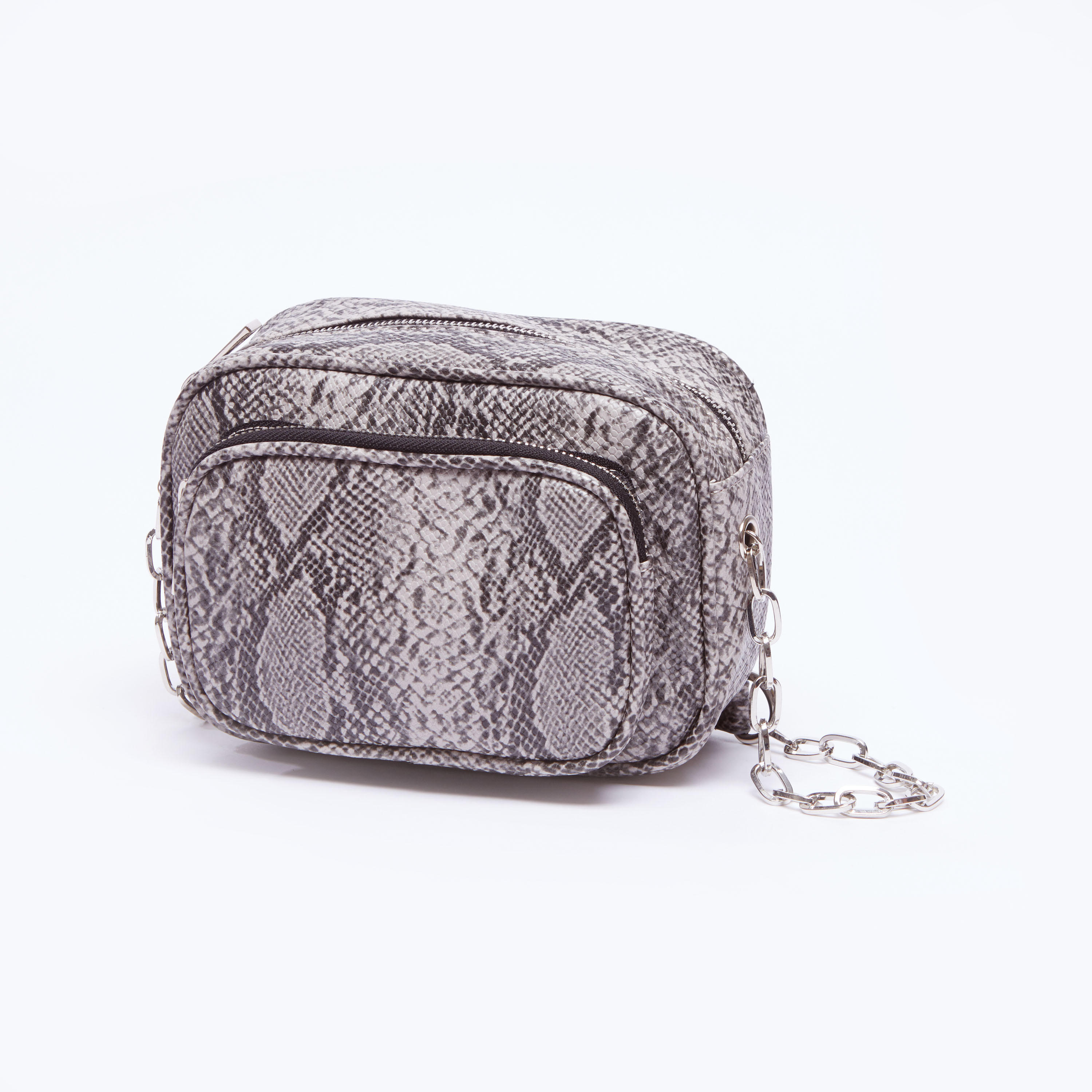 شنطة كروس بودي بسلسلة ميتاليك وطبعات حيوانات-women-bagsandwallets-handbags-image-1