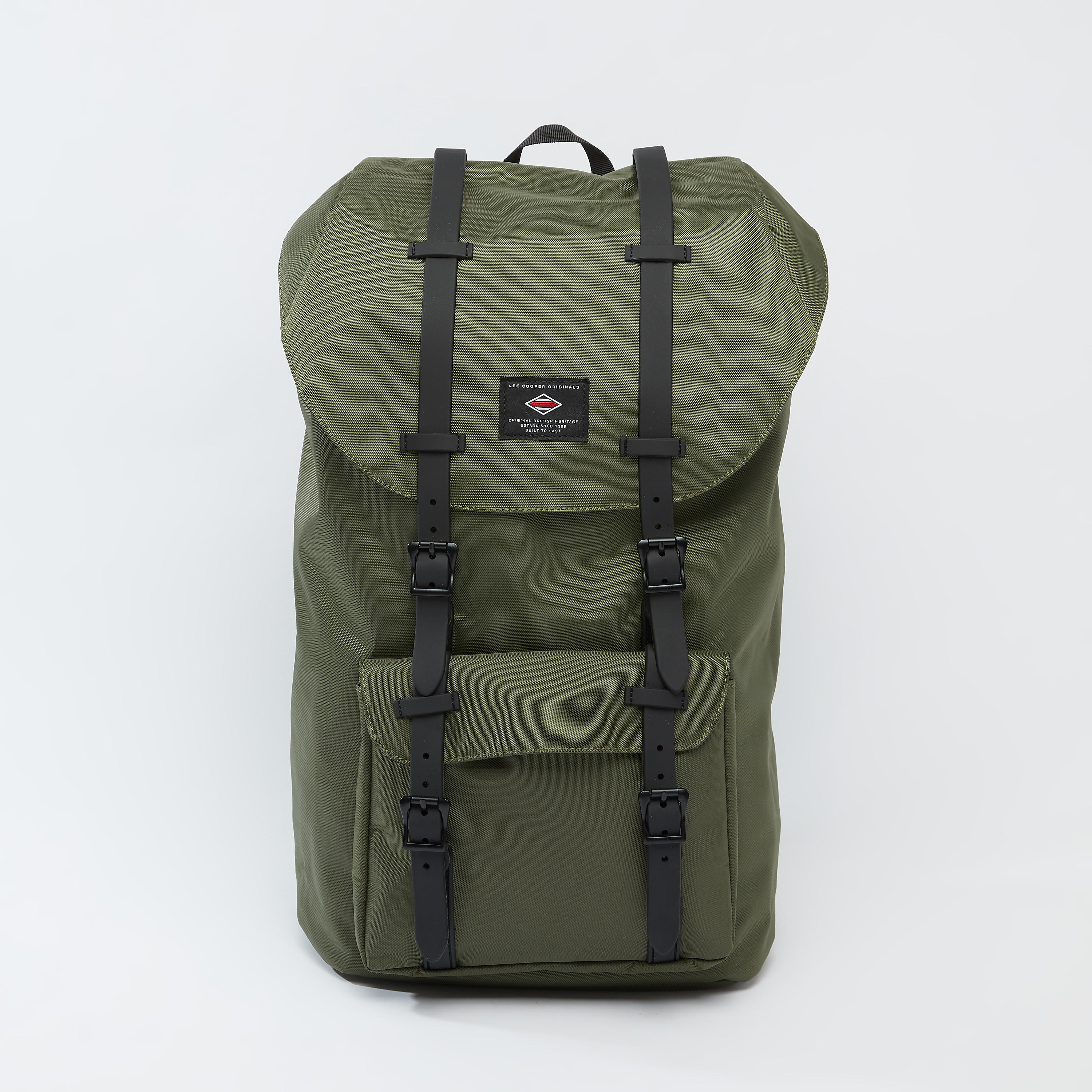 Plain Backpack with Adjustable Shoulder Straps and Drawstring Closure-men-bags-image-1