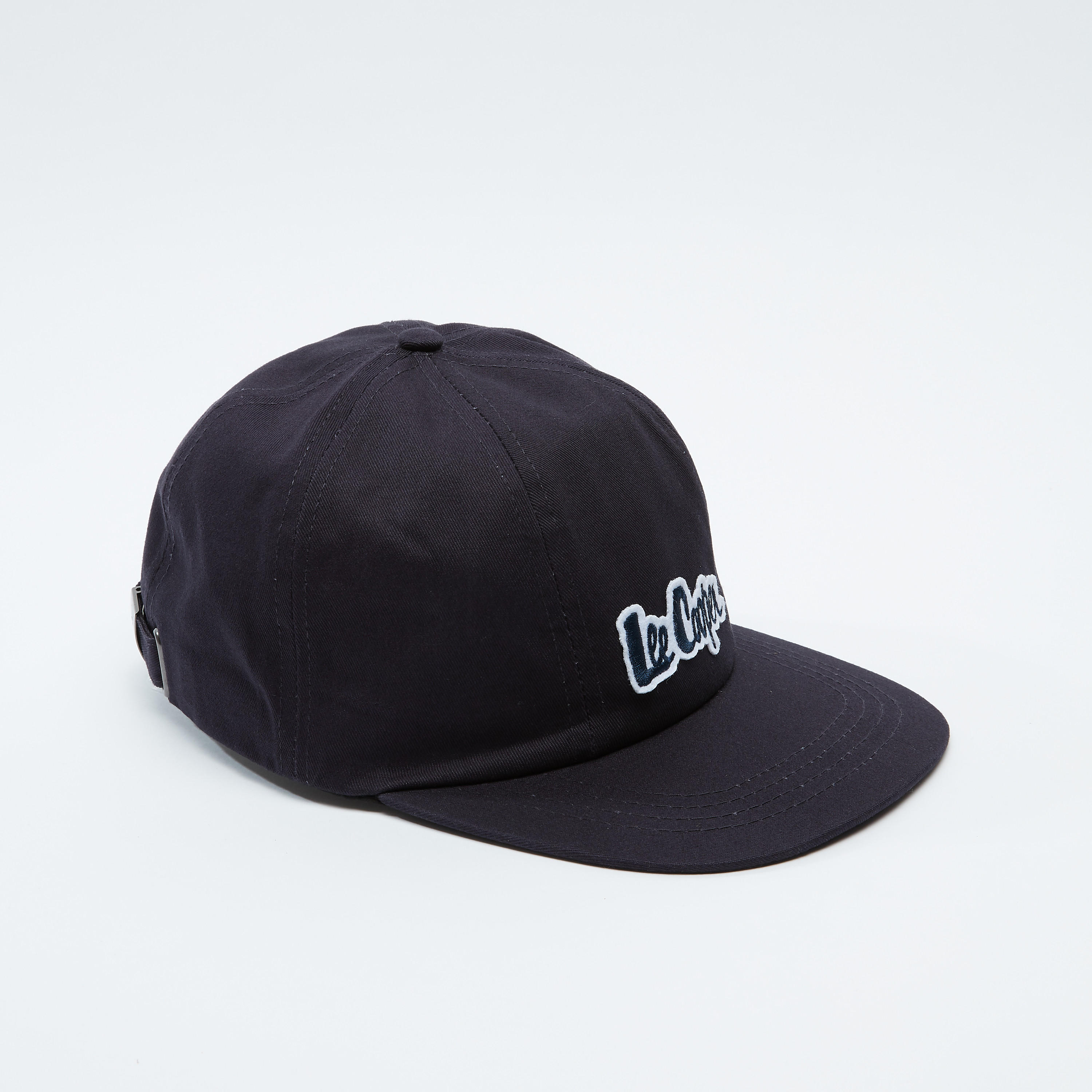 Lee Copper Textured Cap with Plate Buckle Closure-men-caps-image-1