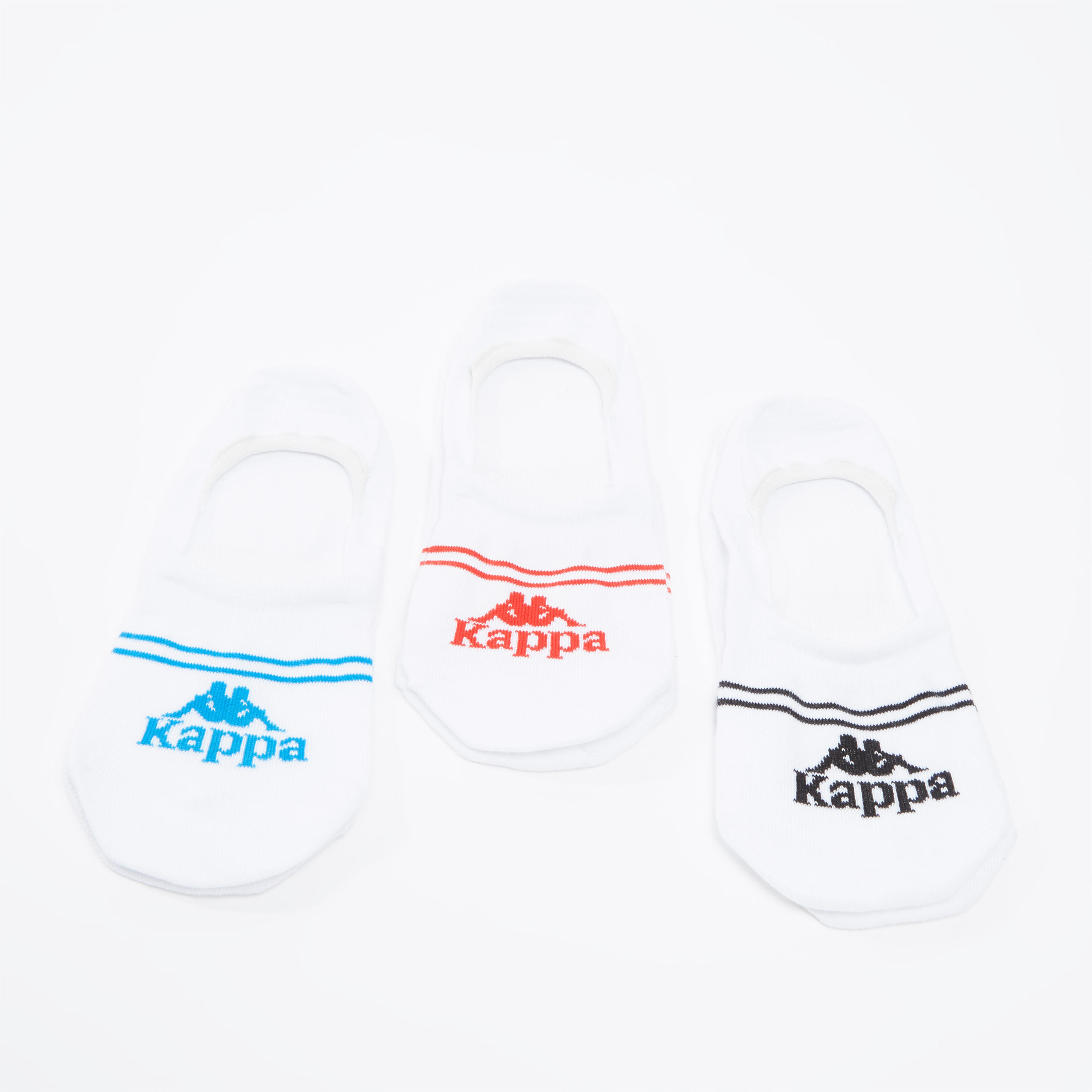 جوارب غير مرئية بحوّاف مطّاطية وطبعات من كابا - طقم من 3 أزواج-men-socks-image-2