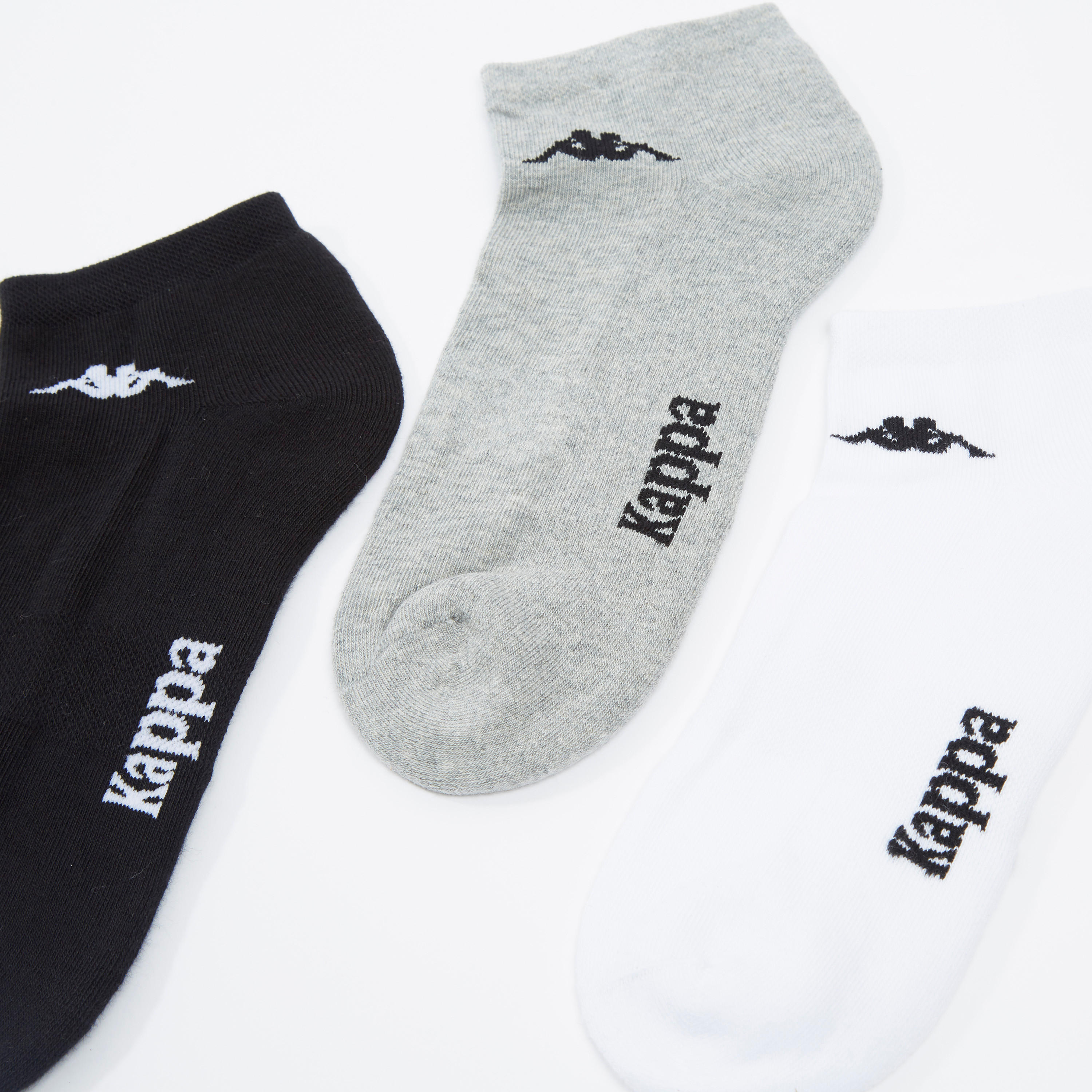 جوارب متنوعة بطول الكاحل بحواف مطّاطية من كابا - طقم من 3 أزواج-men-socks-image-2