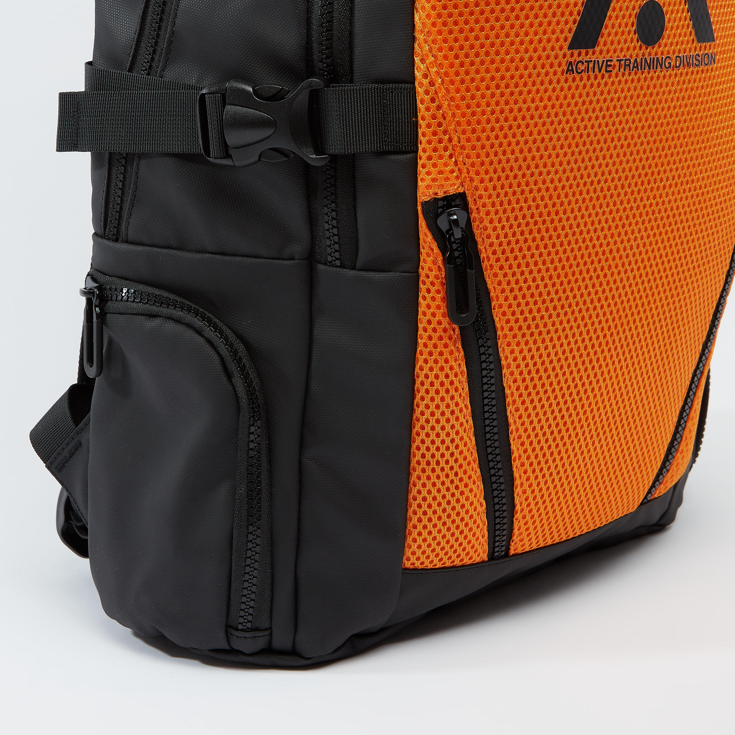 Textured Backpack with Adjustable Shoulder Straps and Zip Closure-men-bags-image-4