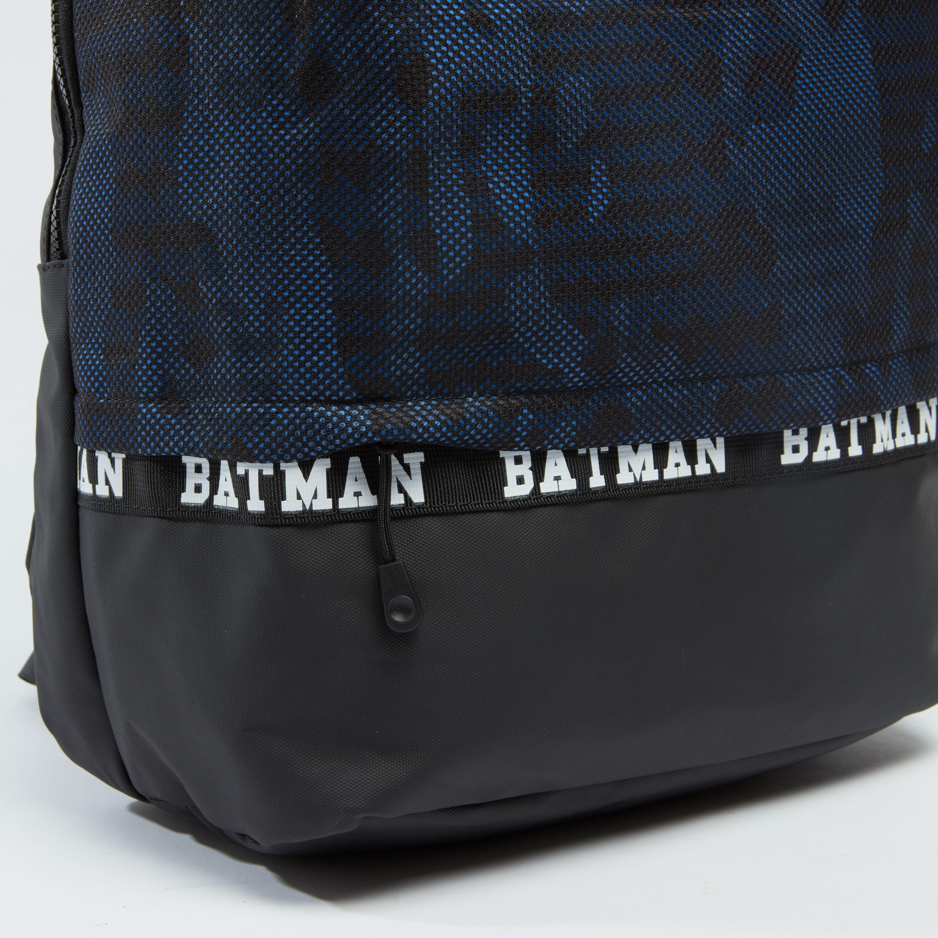 Batman Printed Backpack with Adjustable Straps and Zip Closure-men-bags-image-3