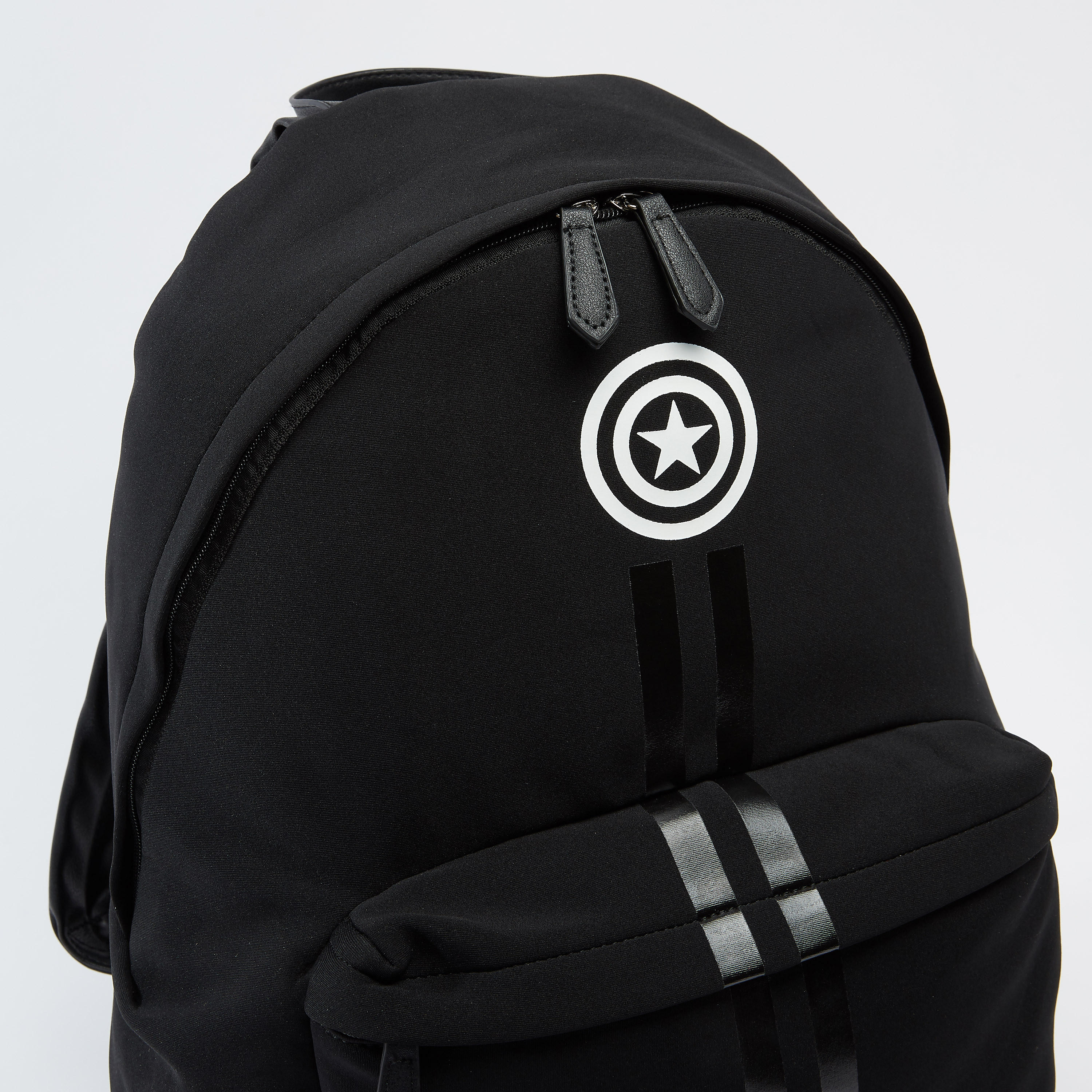 Captain America Striped Backpack with Adjustable Shoulder Straps-men-bags-image-4