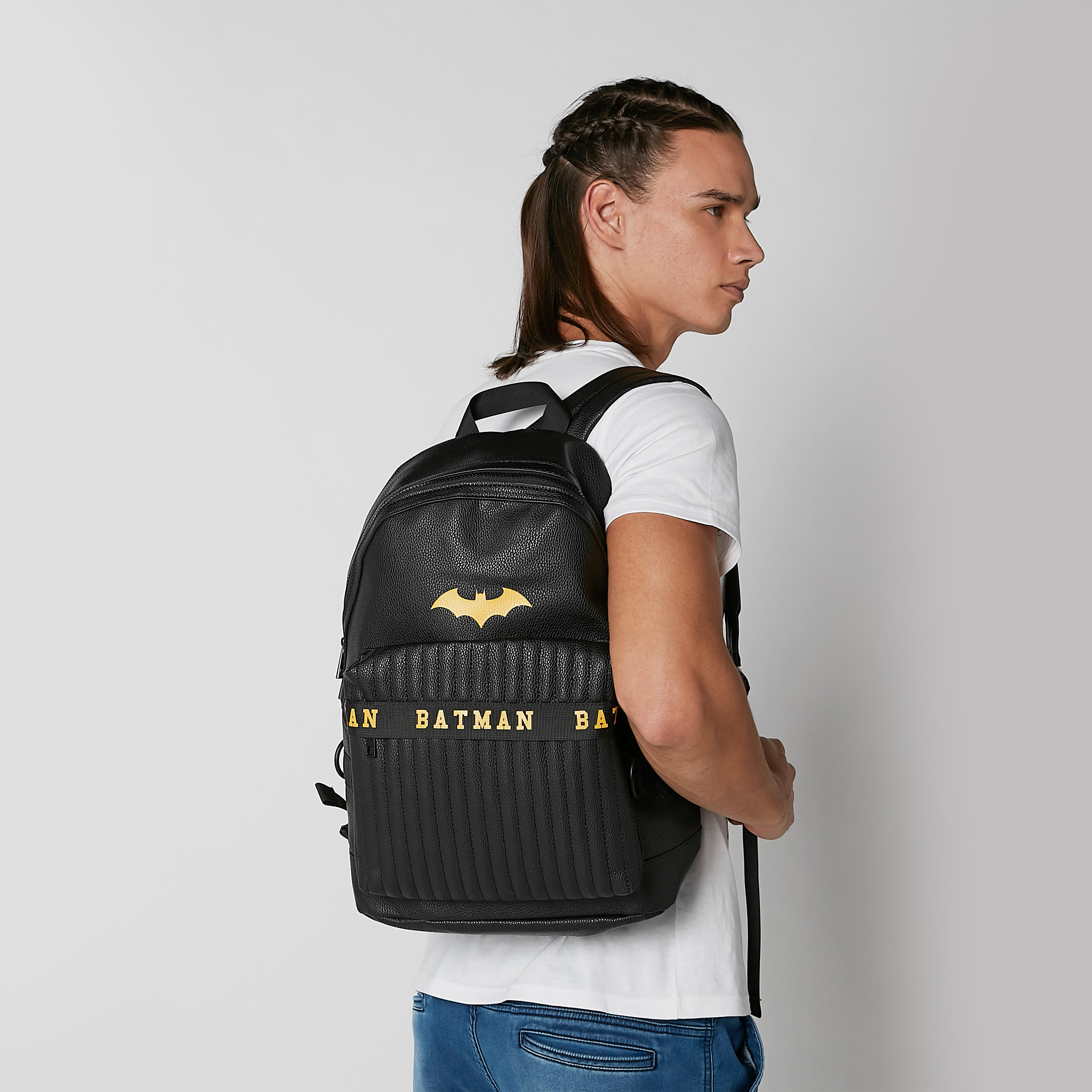 Batman Printed Backpack with Adjustable Shoulder Straps-men-bags-image-2