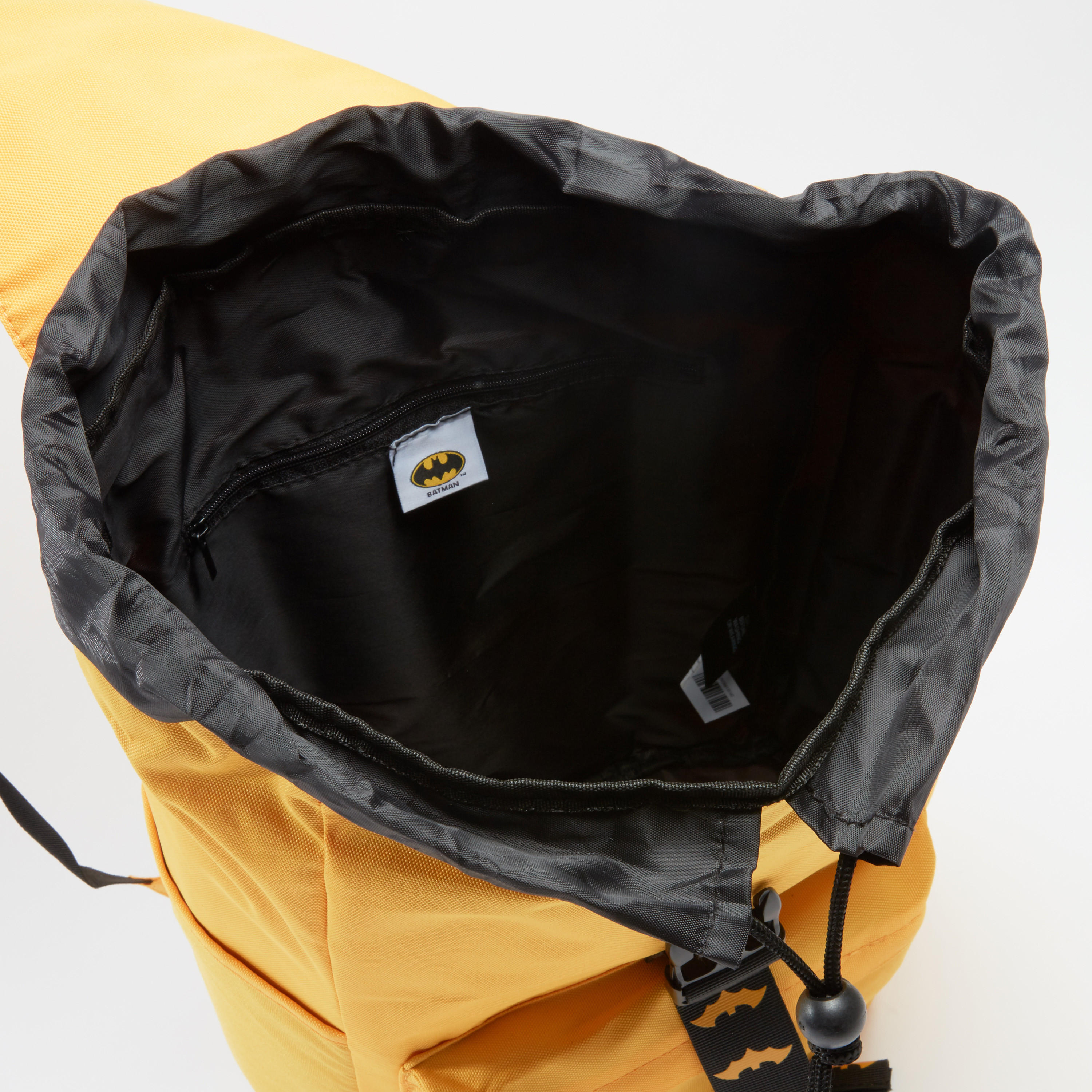 Batman Printed Backpack with Adjustable Straps and Drawstring Closure-men-bags-image-5