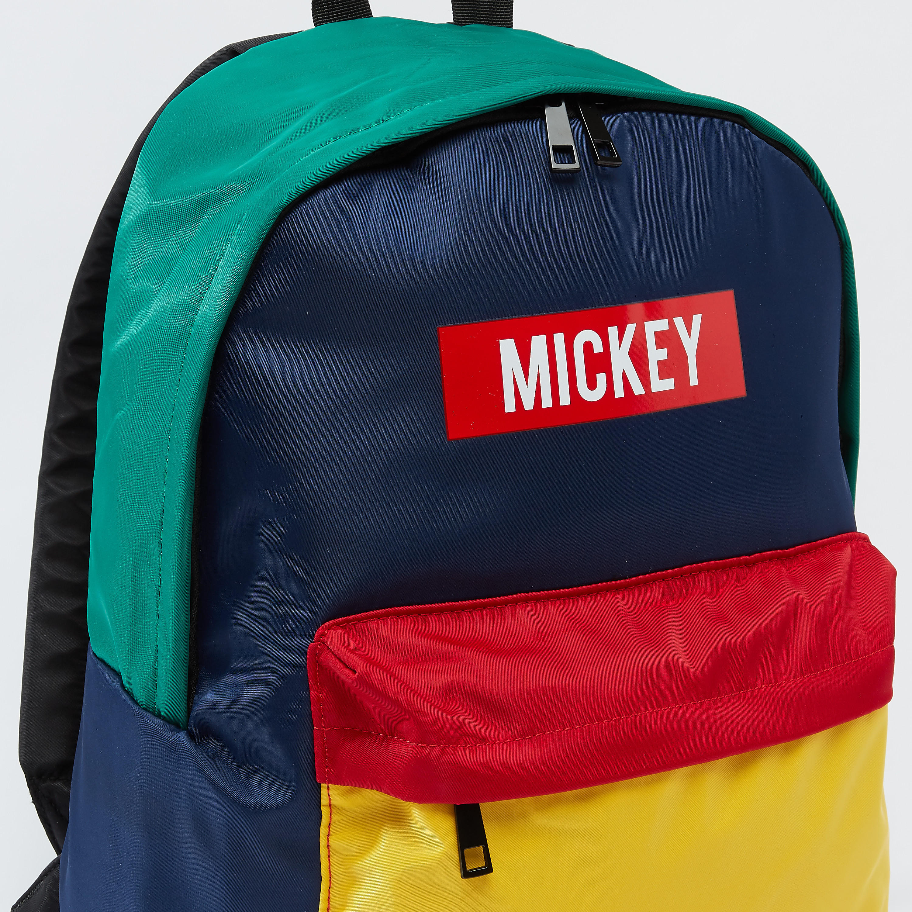 شنطة ظهر بحمّالات قابلة للتعديل وسحّاب إغلاق وطبعات ميكي ماوس-men-bags-image-3