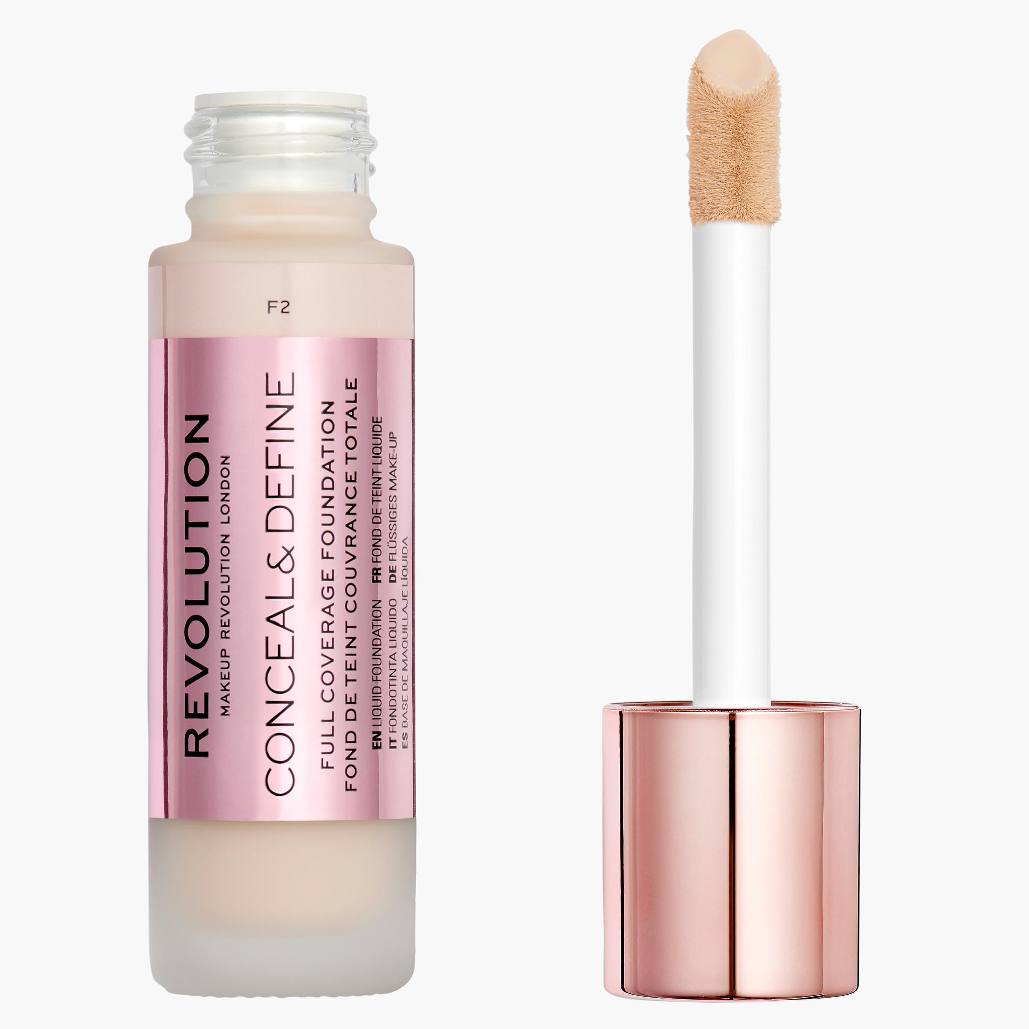 Makeup Revolution Conceal and Define Foundation - 23 ml-beautyandpersonalcare-makeup-face-foundations-image-1