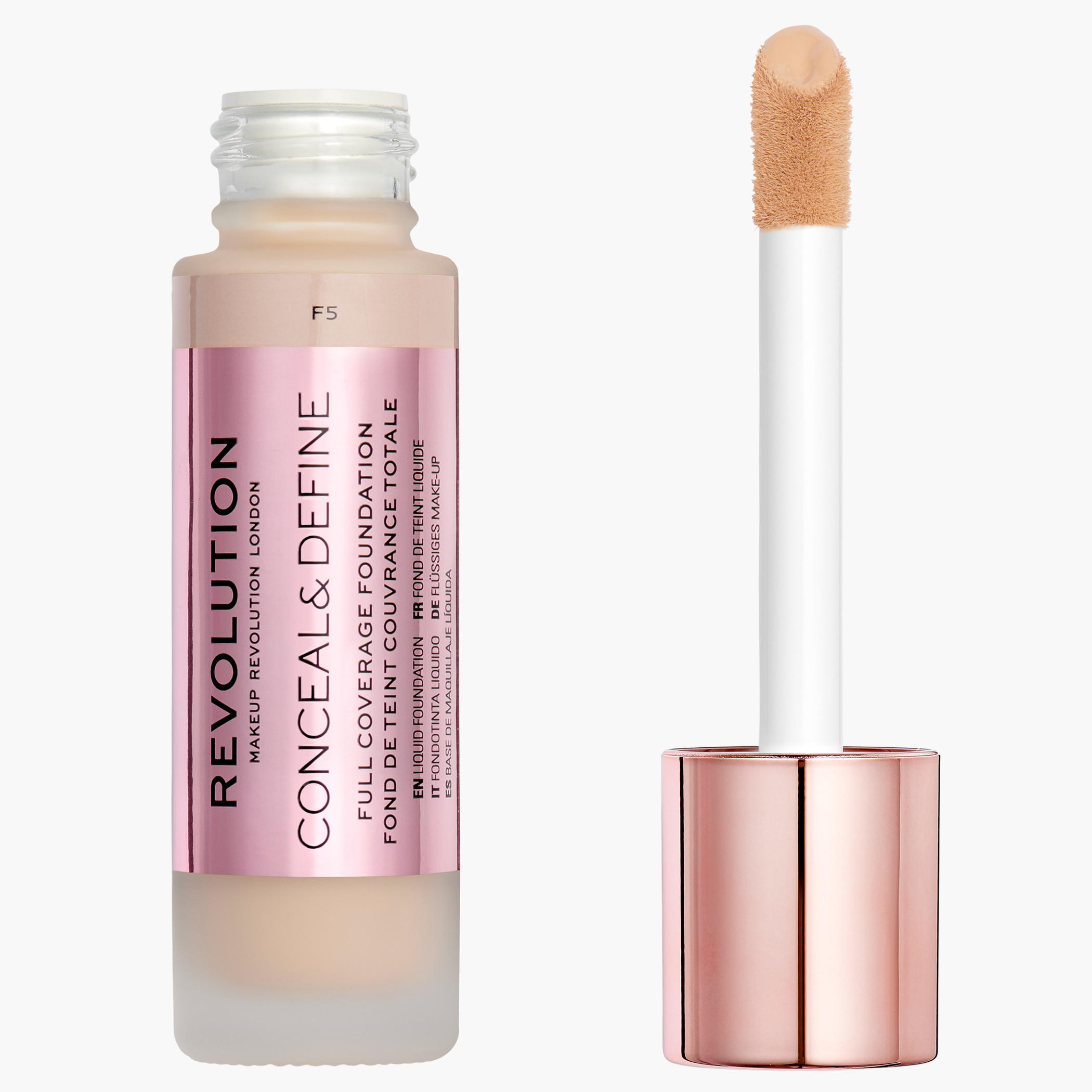 Makeup Revolution Conceal and Define Foundation - 23 ml-beautyandpersonalcare-makeup-face-foundations-image-1