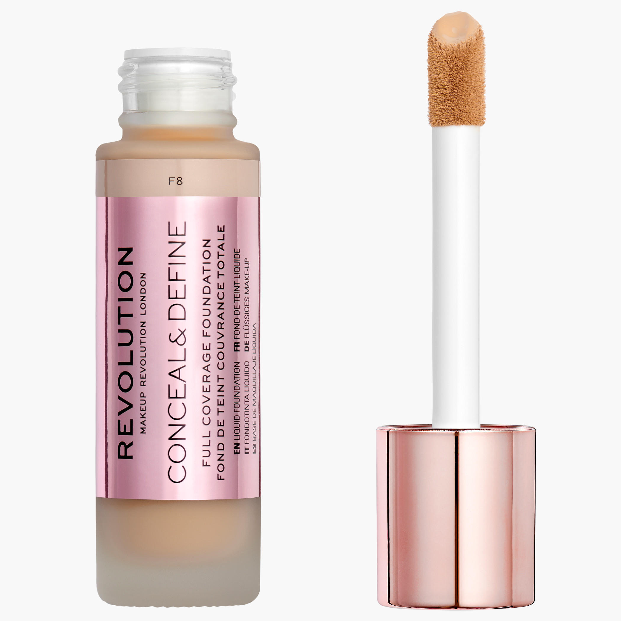 Makeup Revolution Conceal and Define Foundation - 23 ml-beautyandpersonalcare-makeup-face-foundations-image-1