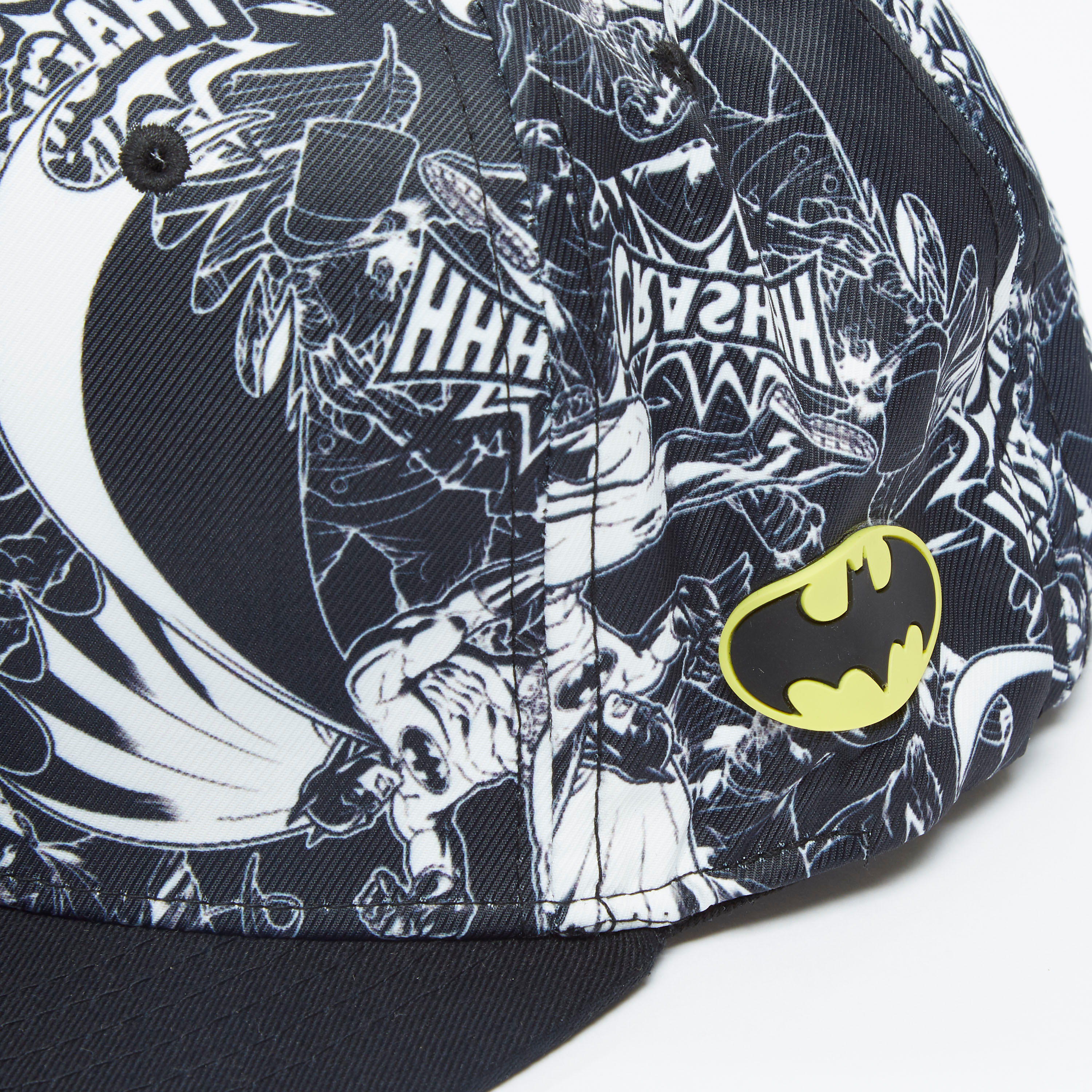 Batman Printed Cap with Snap Closure-men-caps-image-3