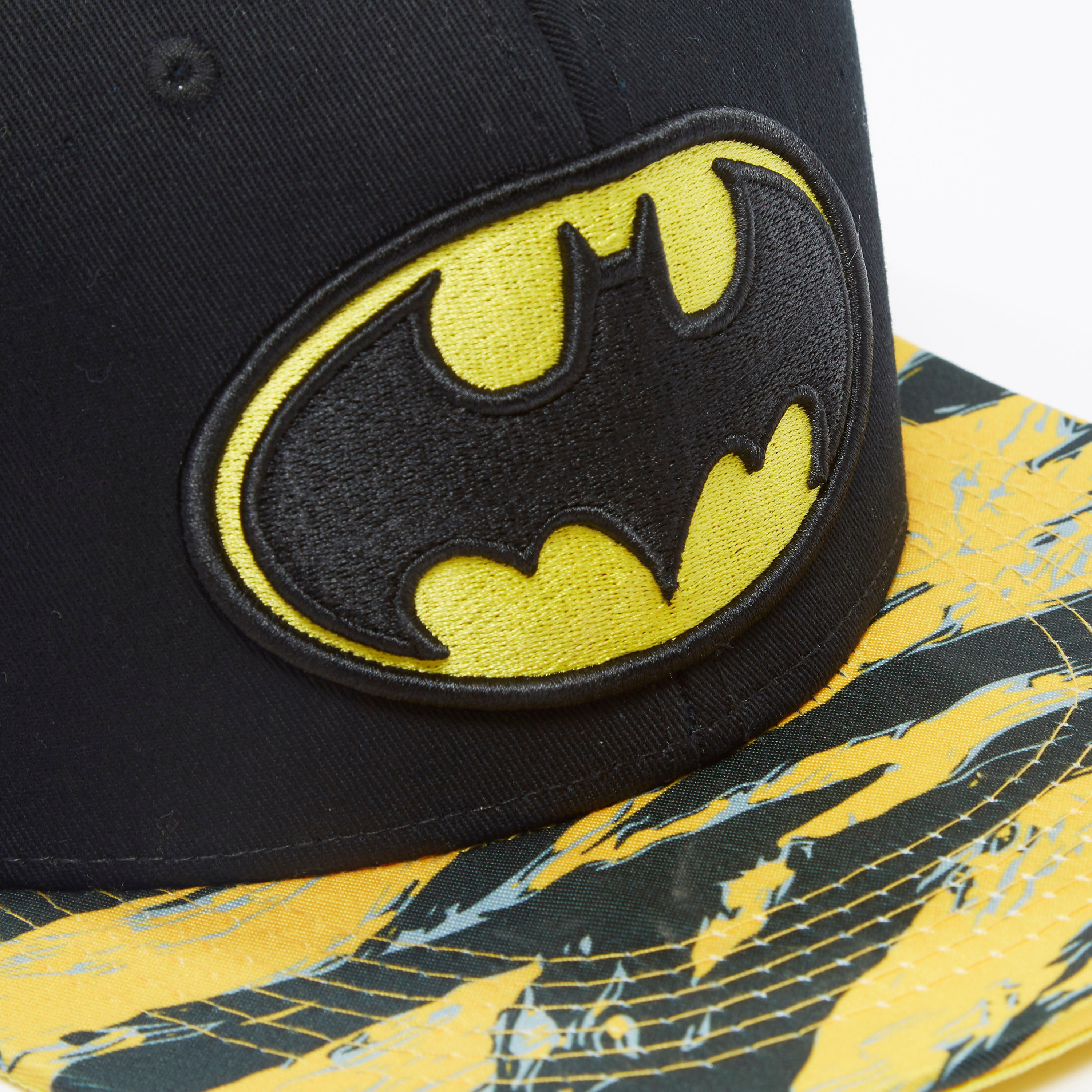Batman Printed Cap with Snap Closure-men-caps-image-3