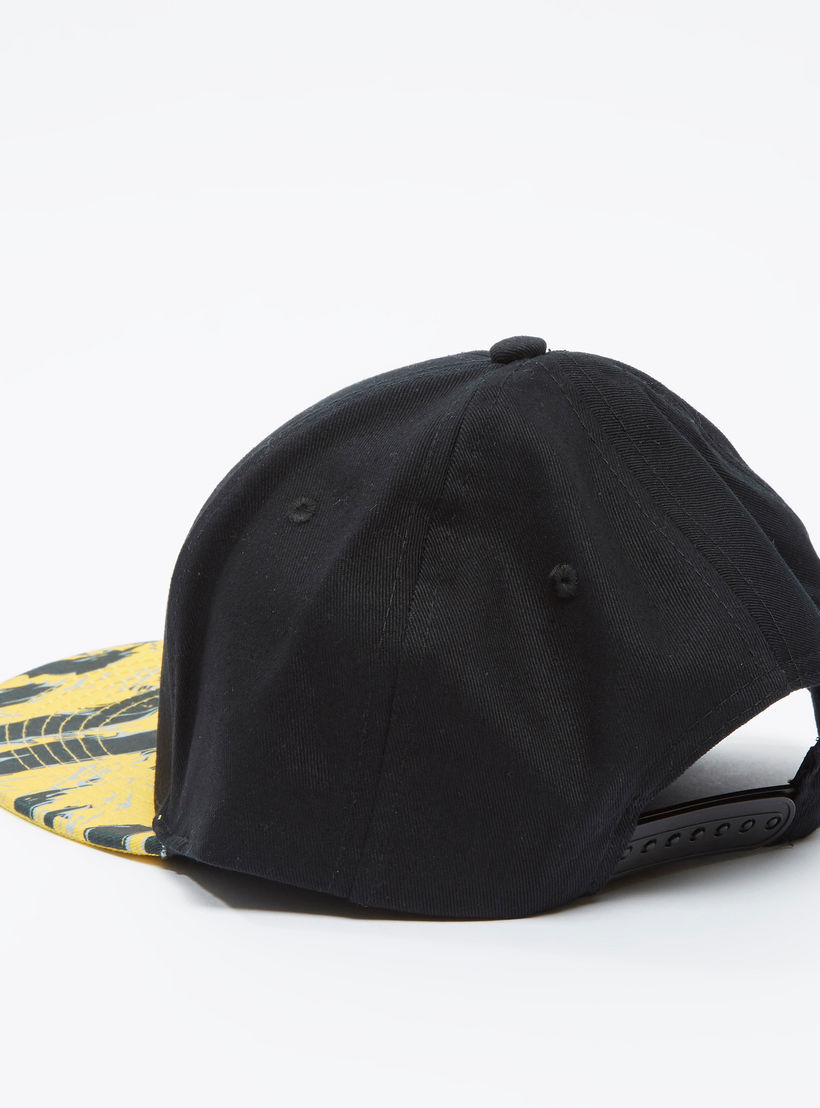 Batman Printed Cap with Snap Closure-men-caps-image-4