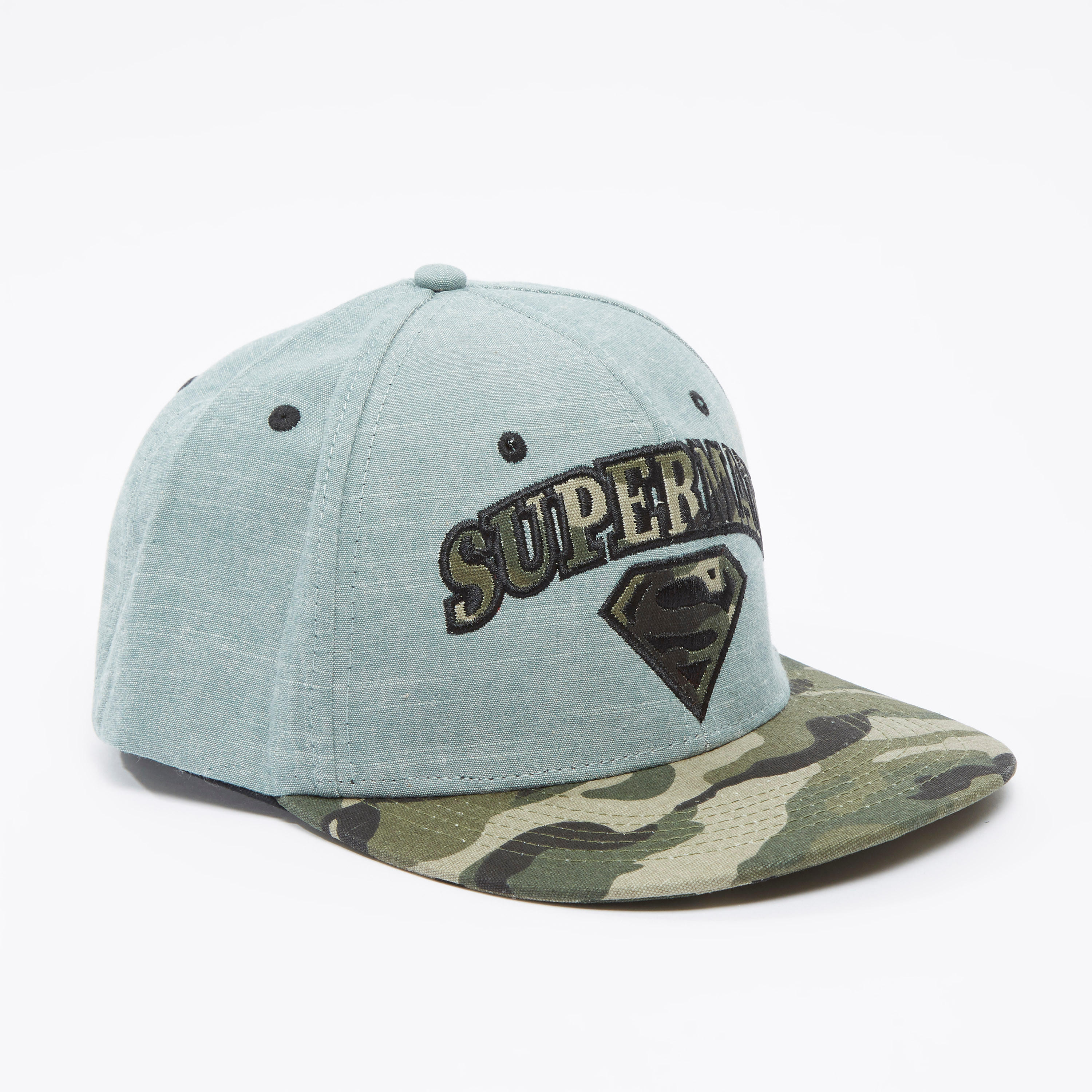 Superman Embroidered Cap with Snap Closure-men-caps-image-1