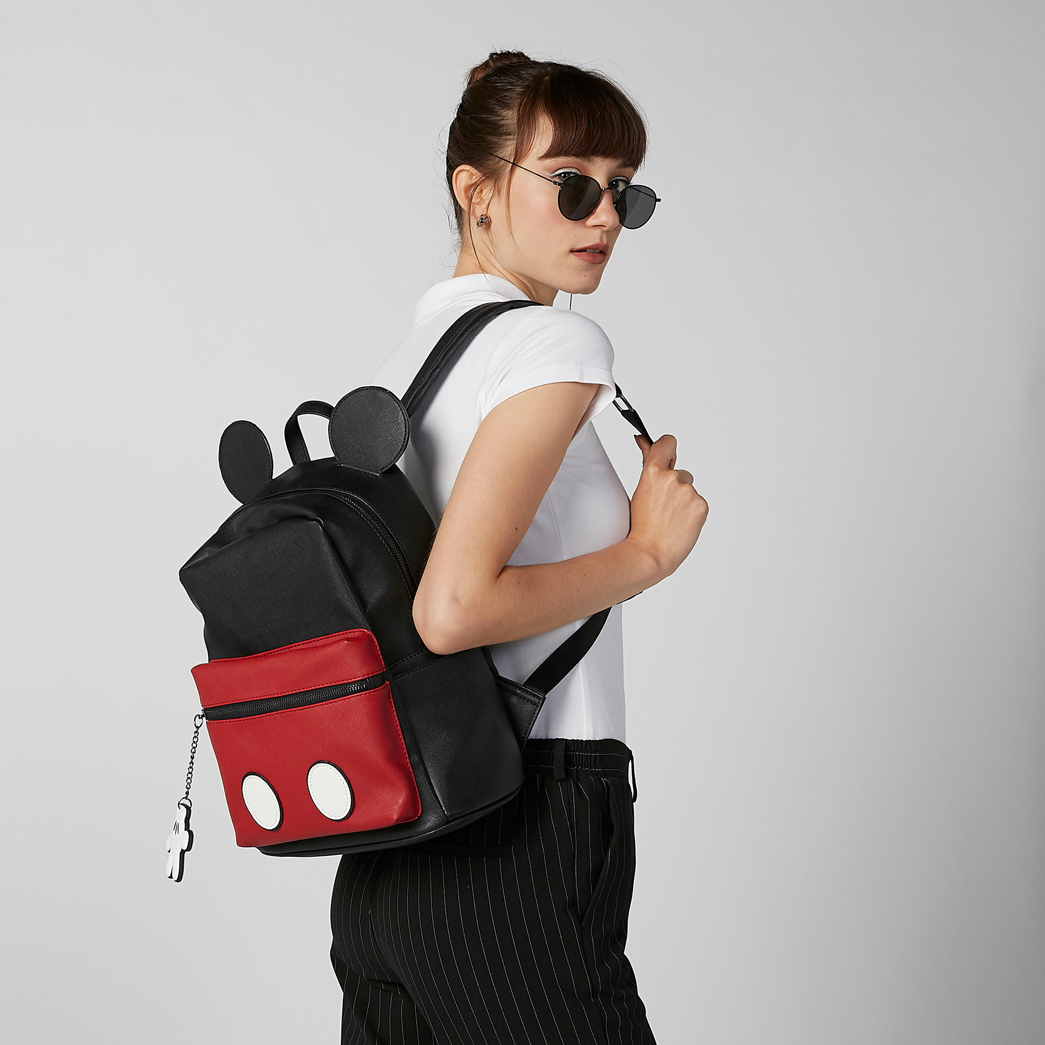 شنطة ظهر بارزة الملمس على شكل ميكي ماوس بحمّالات قابلة للتعديل-women-bagsandwallets-handbags-image-4
