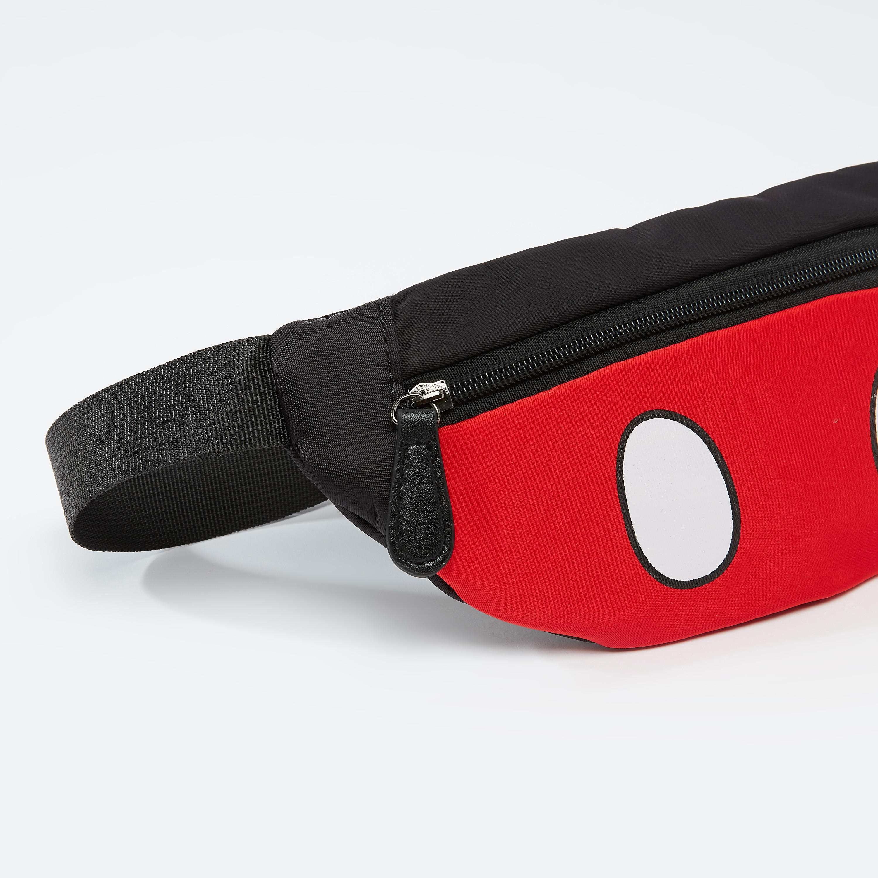 Mickey Mouse Printed Fanny Pack with Adjustable Strap-women-bagsandwallets-handbags-image-4