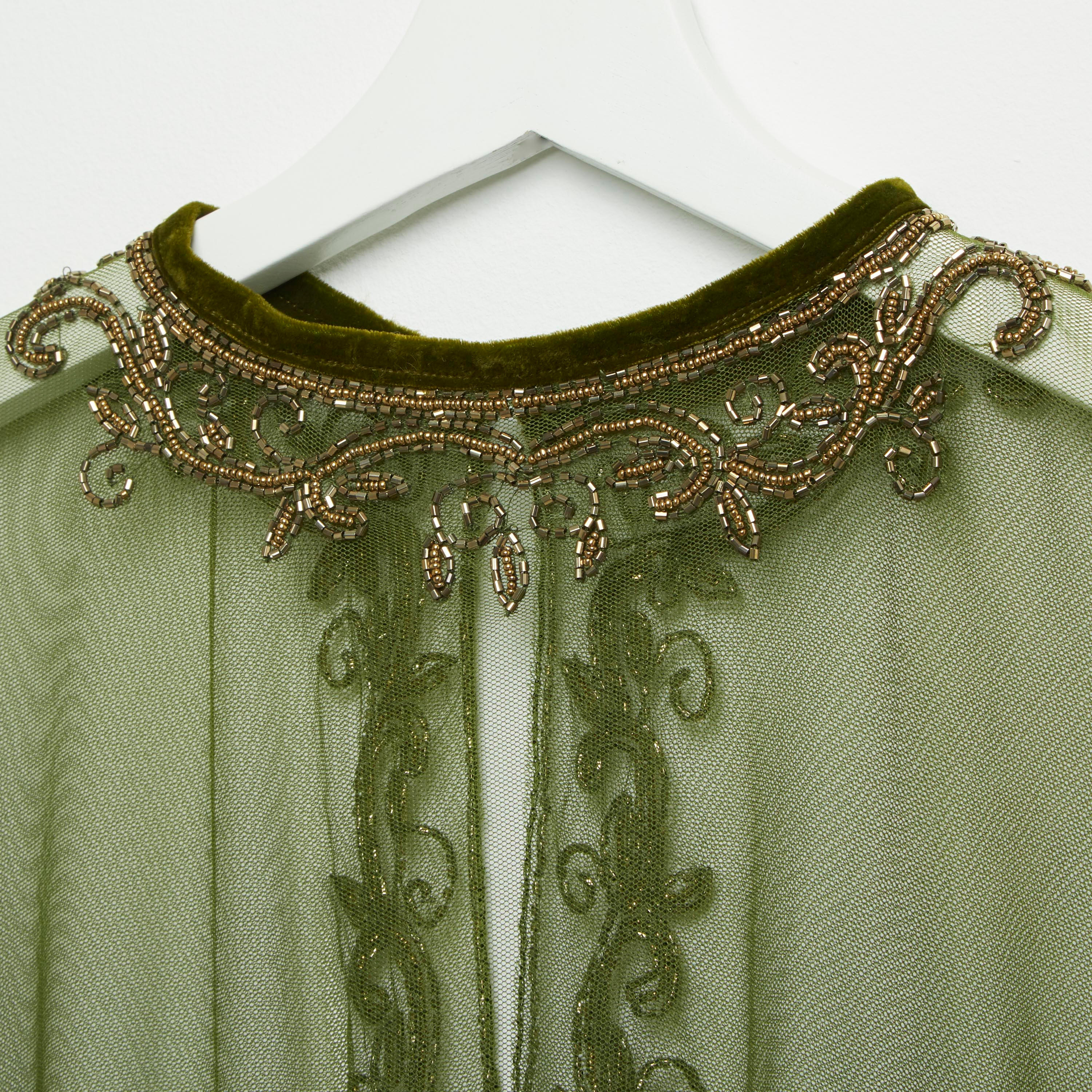 وشاح عقد بارز الملمس للحفلات بتفاصيل خرز-women-clothingaccessories-scarves-image-2
