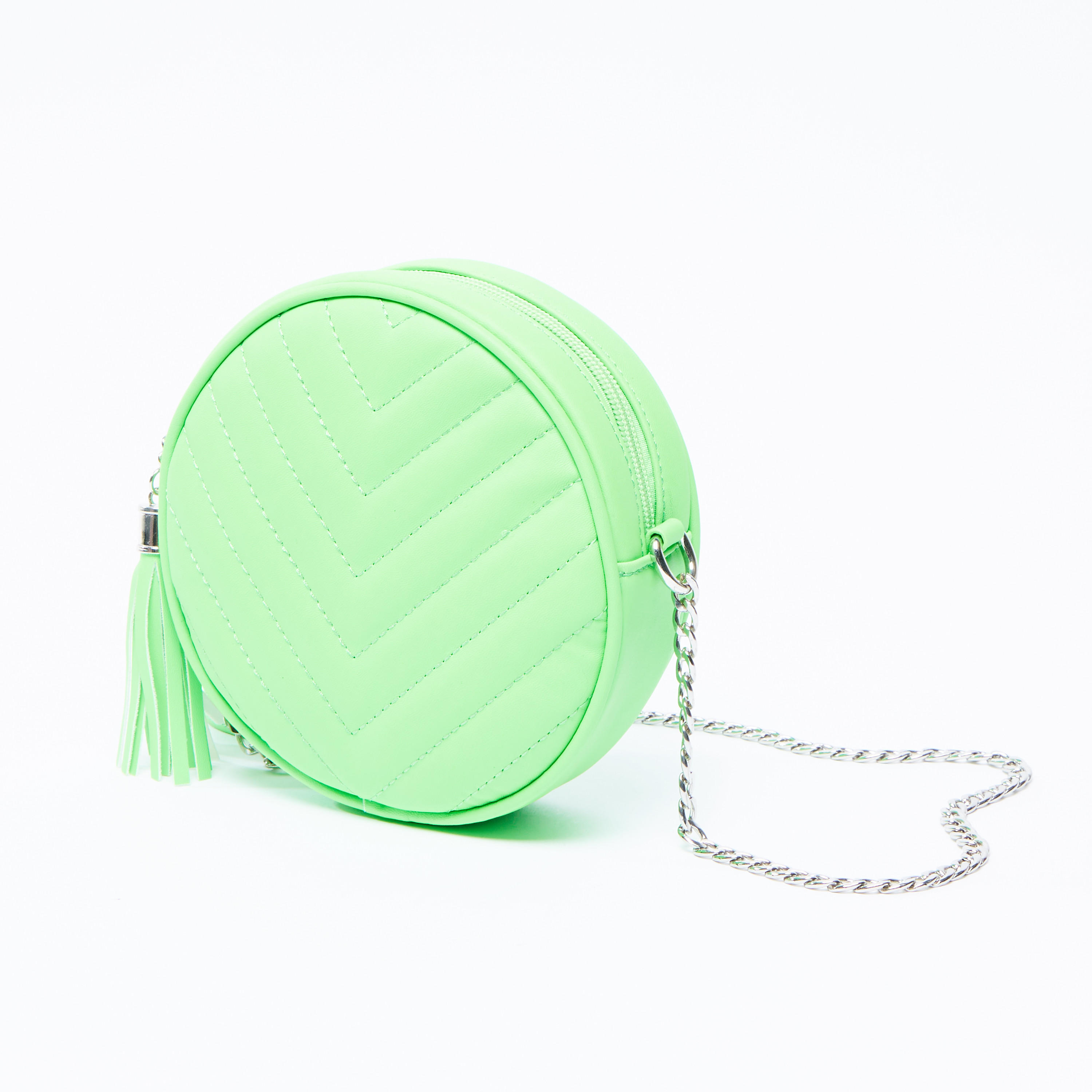 شنطة كروس بودي مبطّنة بسلسلة ميتاليك وسحّاب إغلاق-women-bagsandwallets-handbags-image-1
