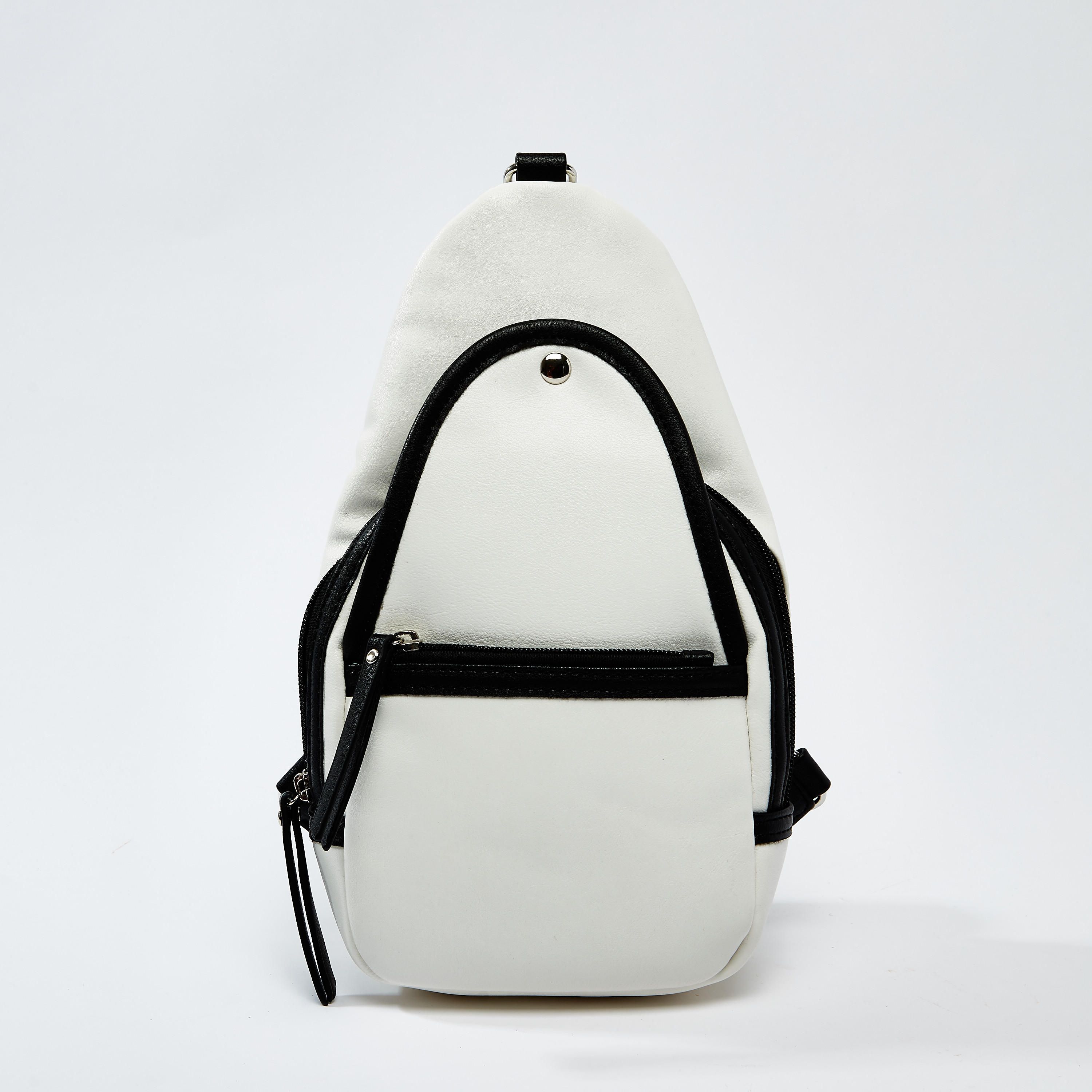 Plain Crossbody Bag with Zip Closure and Adjustable Straps-women-bagsandwallets-handbags-image-1