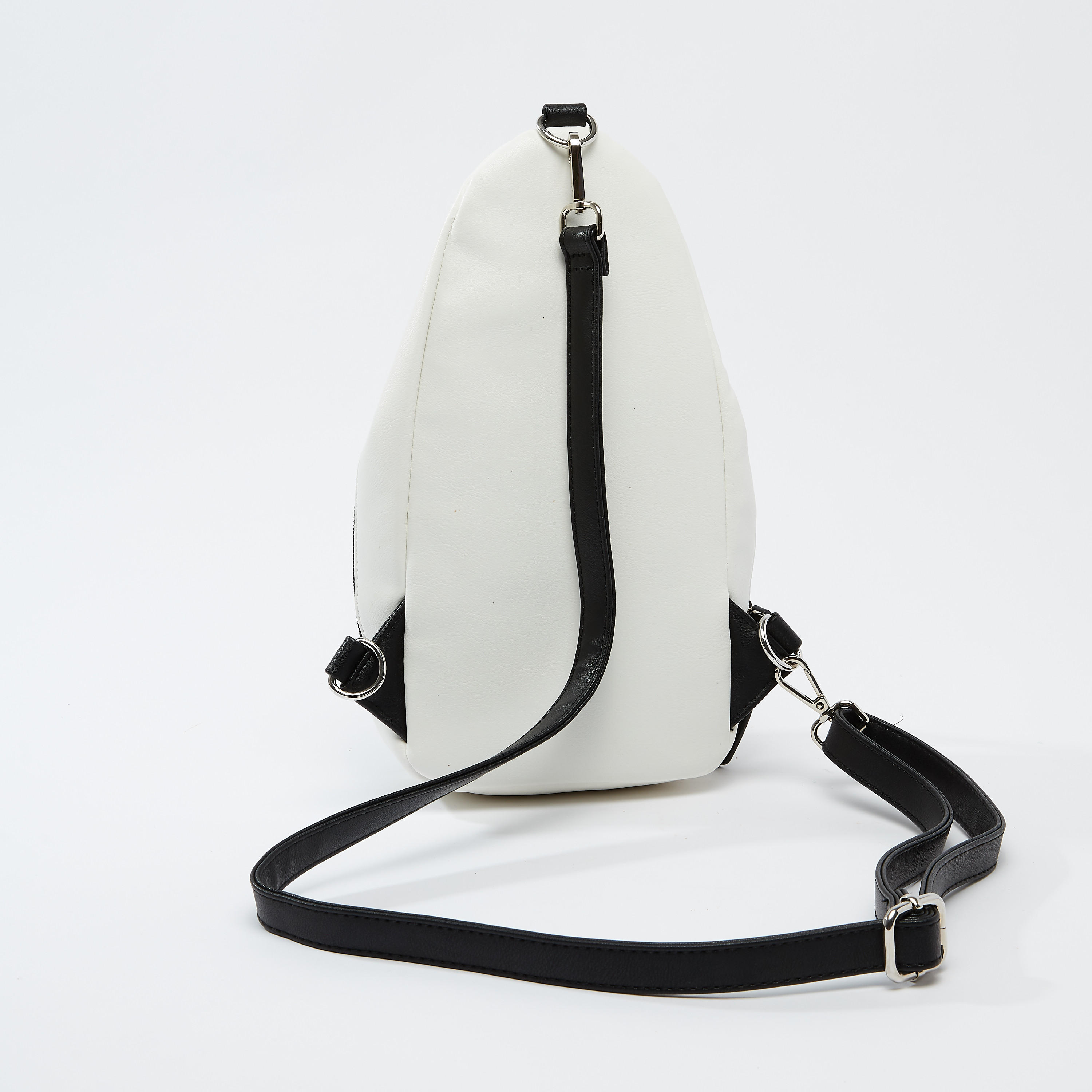 Plain Crossbody Bag with Zip Closure and Adjustable Straps-women-bagsandwallets-handbags-image-4
