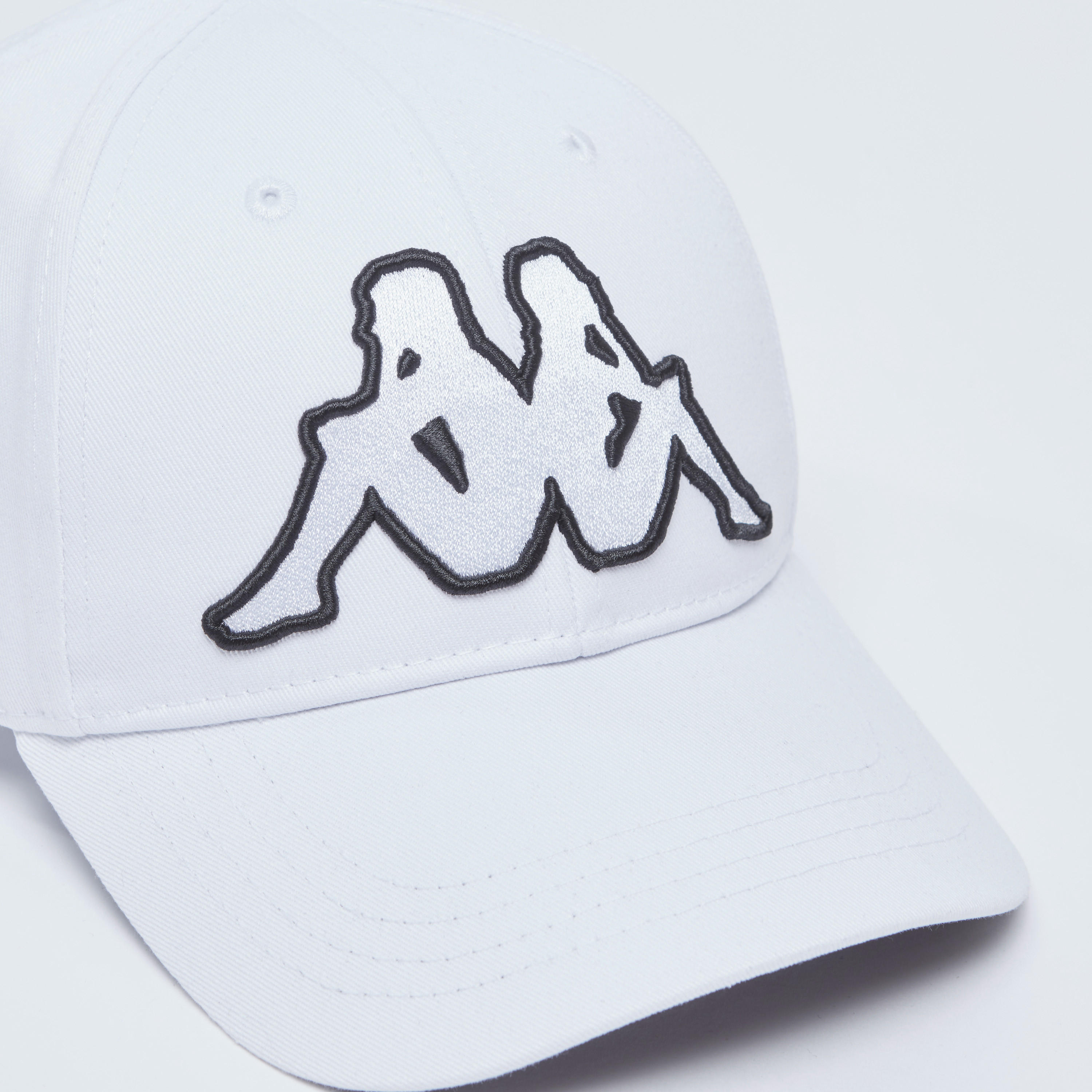 Kappa Embroidered Cap with Snap Closure-men-caps-image-3