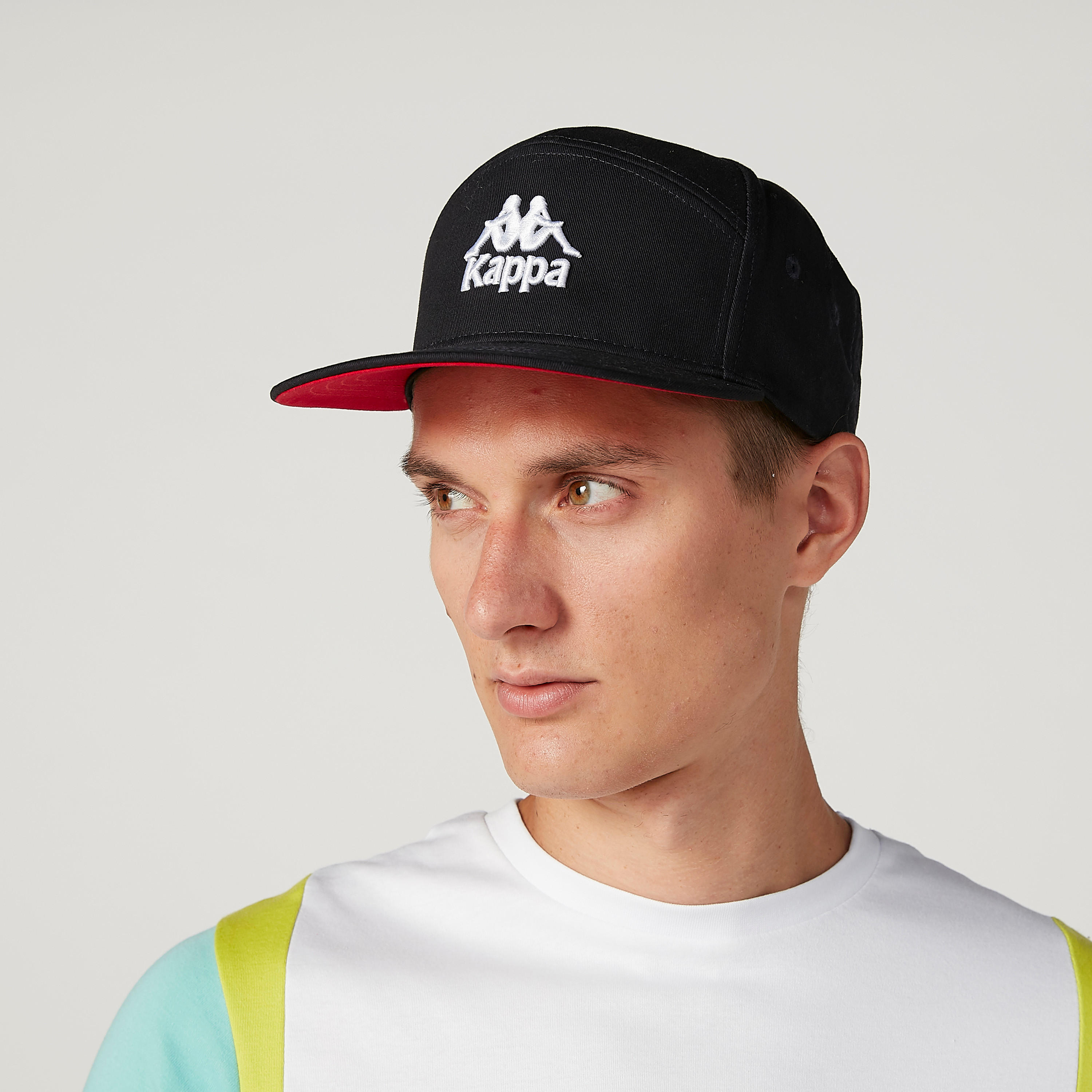 Kappa Textured Cap with Snap Closure-men-caps-image-2