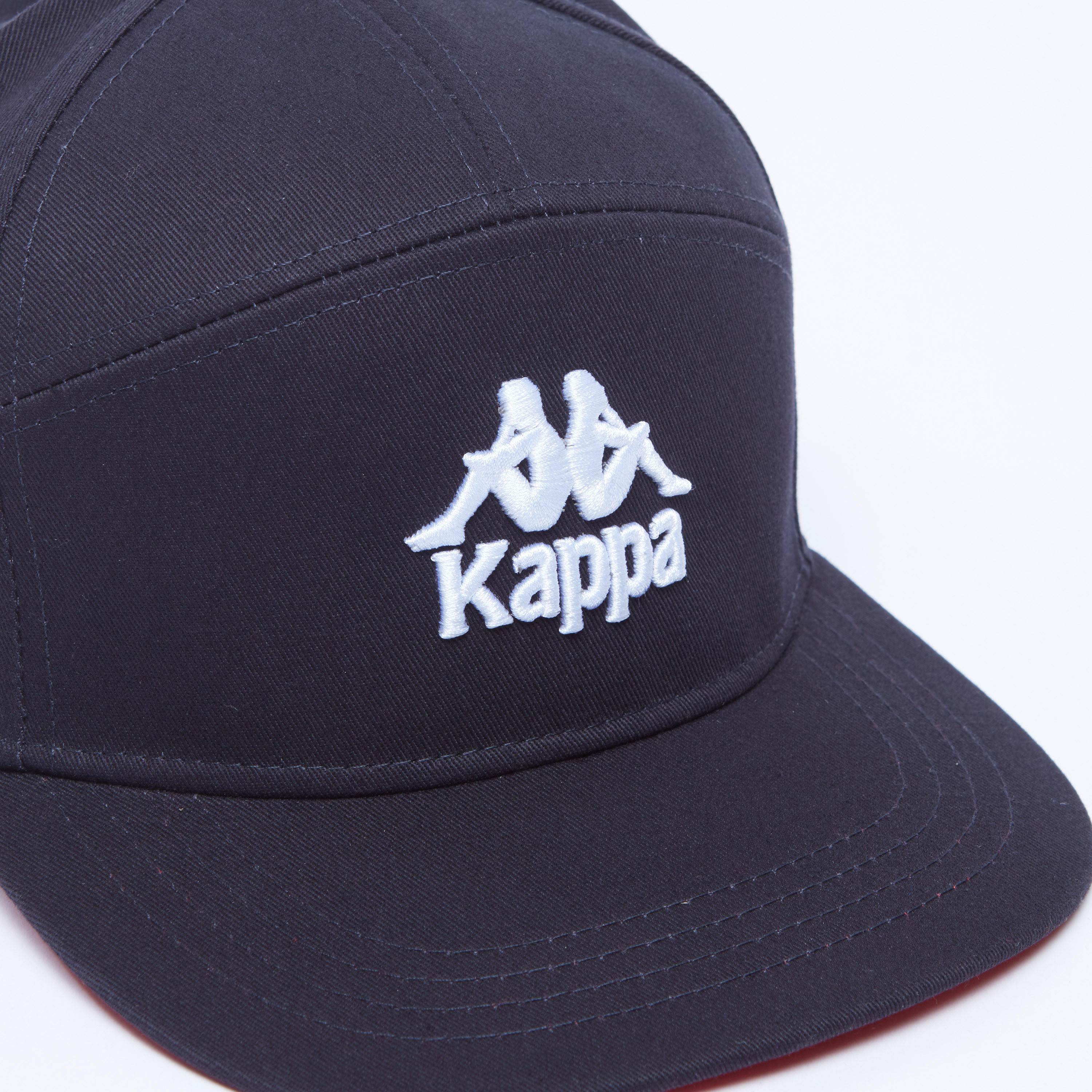Kappa Textured Cap with Snap Closure-men-caps-image-3