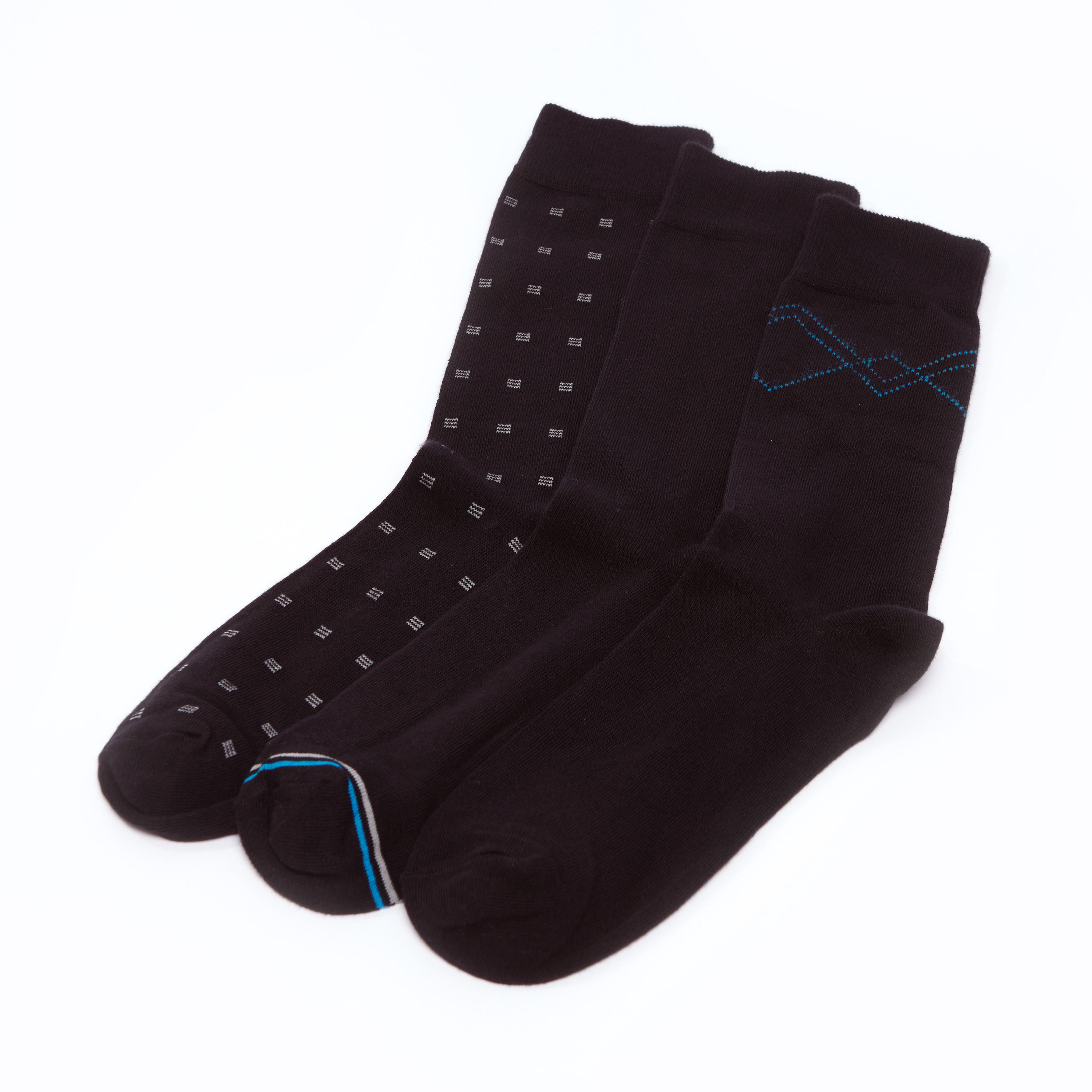 جوارب بطول ربلة الساق - طقم من 3 أزواج-men-socks-image-1