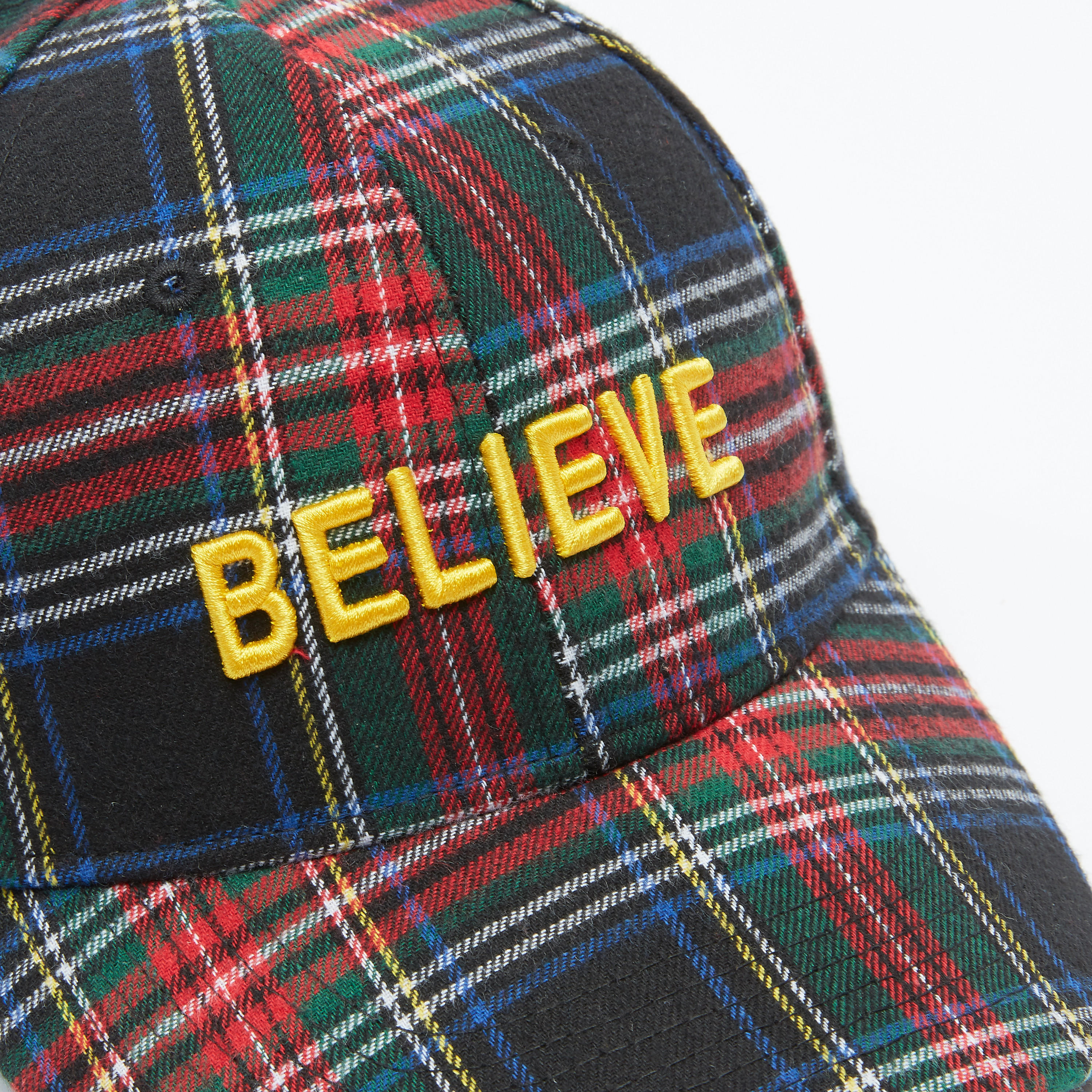 Chequered Cap with Plate Buckle Closure-men-caps-image-3