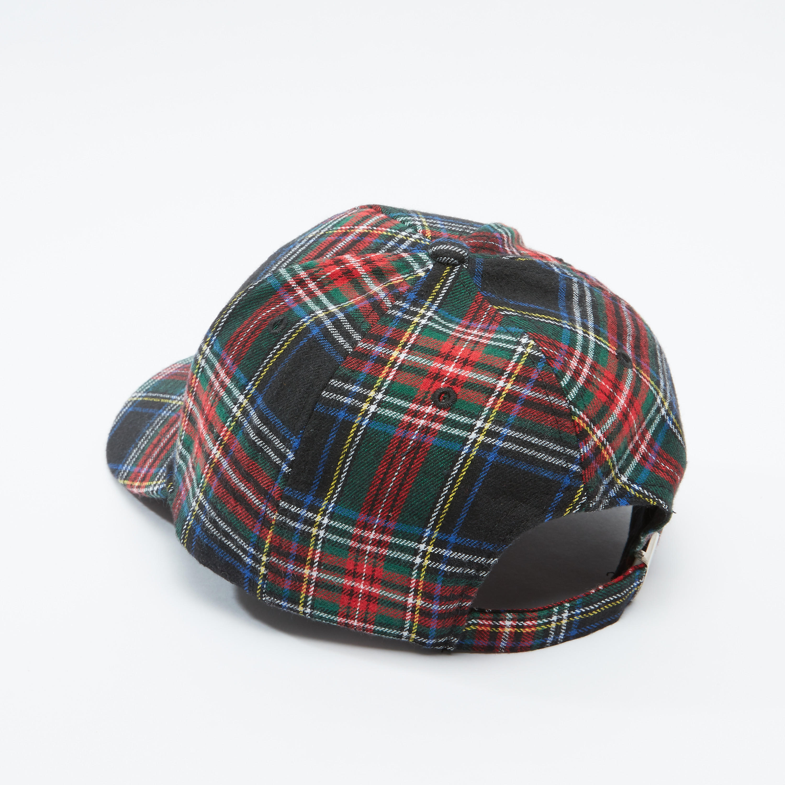Chequered Cap with Plate Buckle Closure-men-caps-image-4