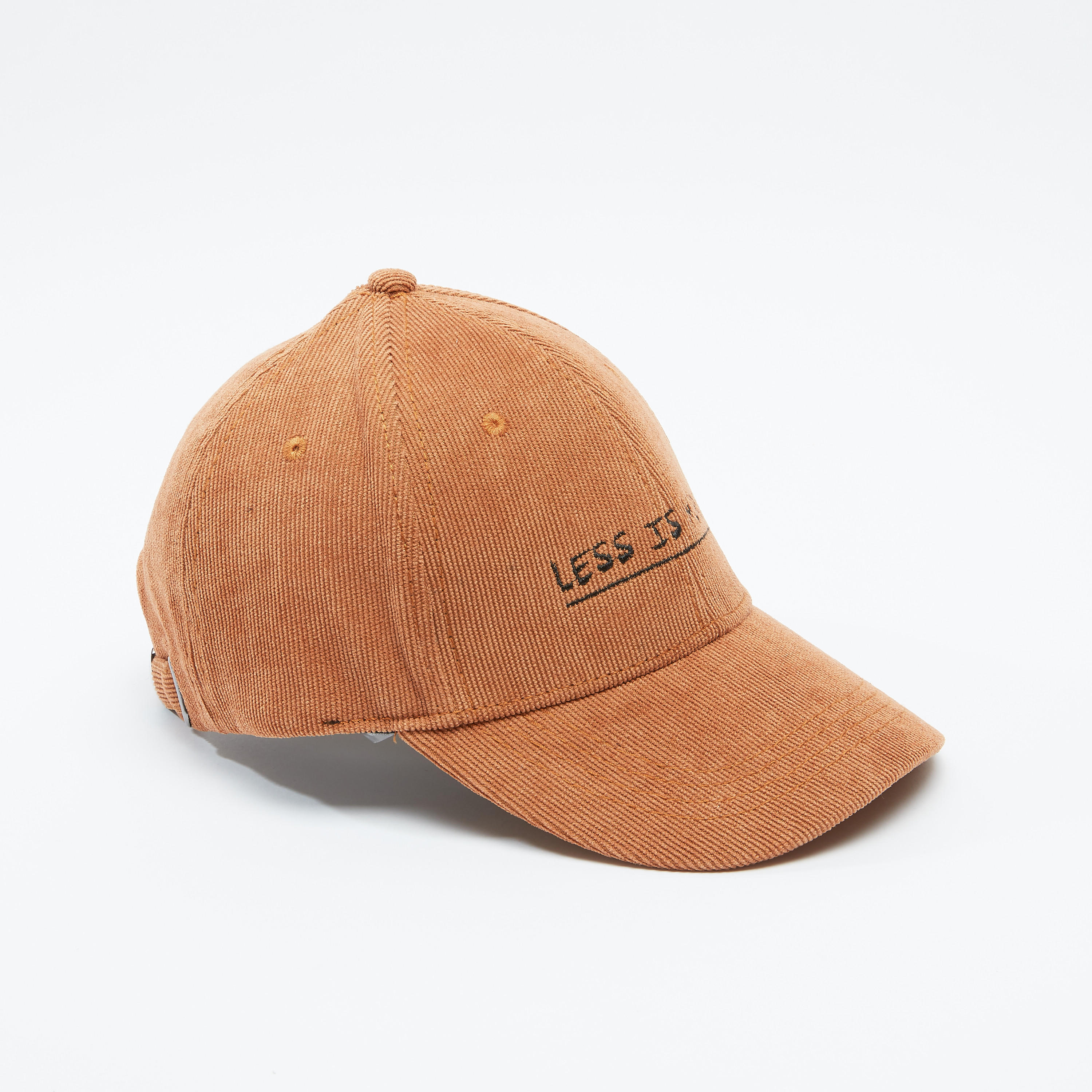 Textured Cap with Plate Buckle Closure-men-caps-image-1