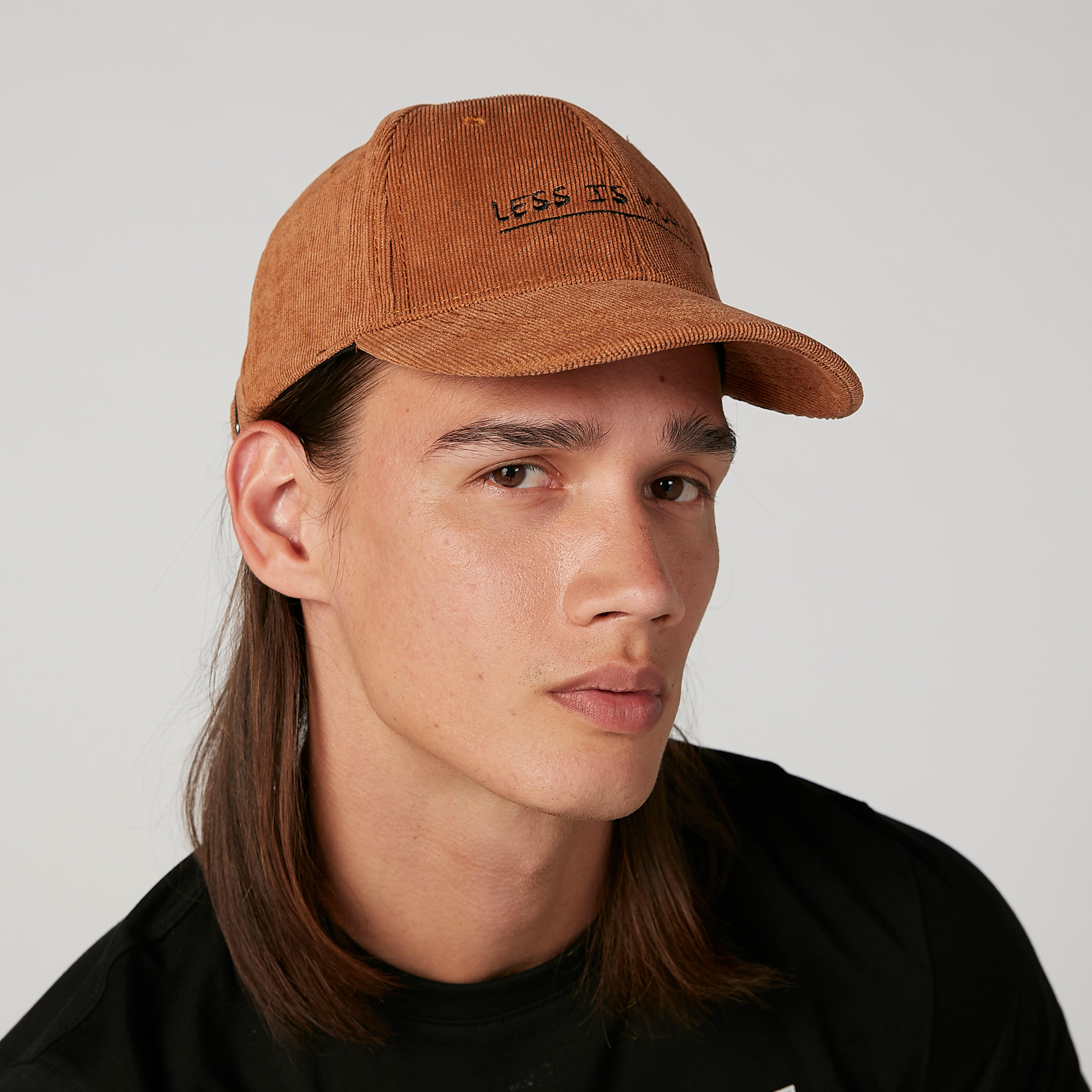 Textured Cap with Plate Buckle Closure-men-caps-image-2